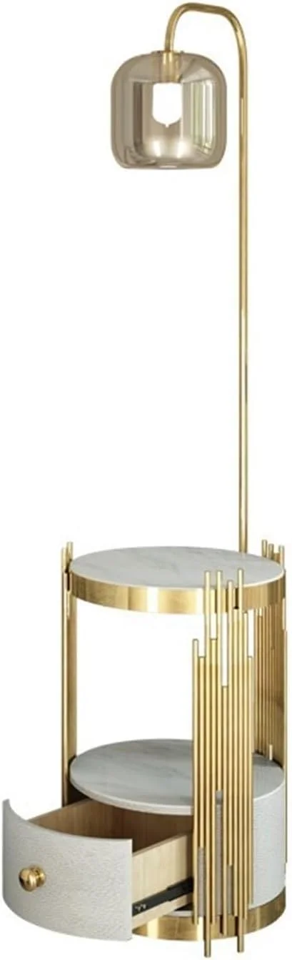 چراغ ایستاده مصباح قائم با کشوهای میز و چراغ مطالعه سه رنگ مدرن چراغ ایستاده مصباح قائم با کشوهای میز و چراغ مطالعه سه رنگ مدرن