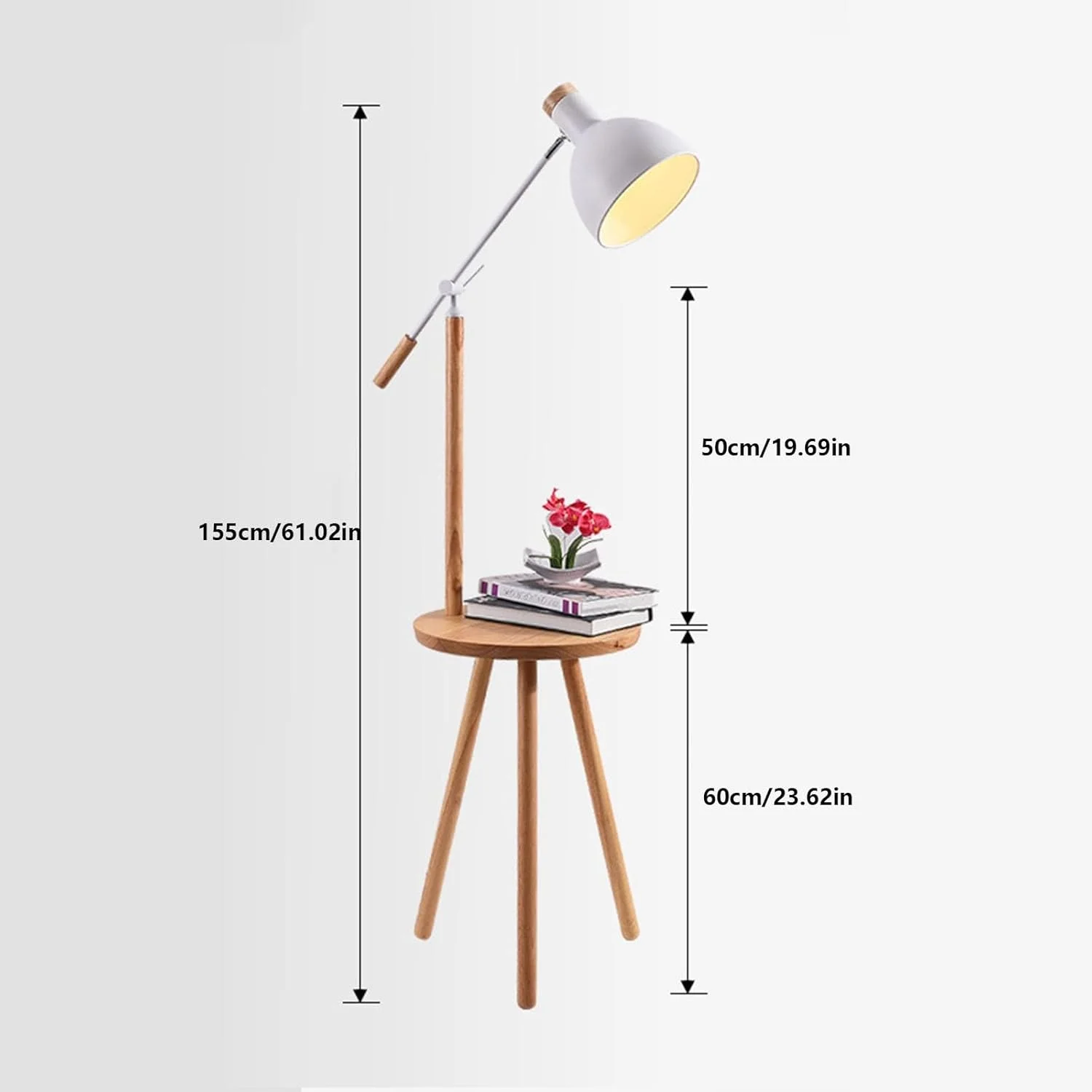 چراغ ایستاده صنعتی مصباح قائم، چراغ های مدرن با سایه آهنی و پایه قفسه چوبی، چراغ مطالعه مدرن (مشکی) چراغ ایستاده صنعتی مصباح قائم، چراغ های مدرن با سایه آهنی و پایه قفسه چوبی، چراغ مطالعه مدرن (مشکی)