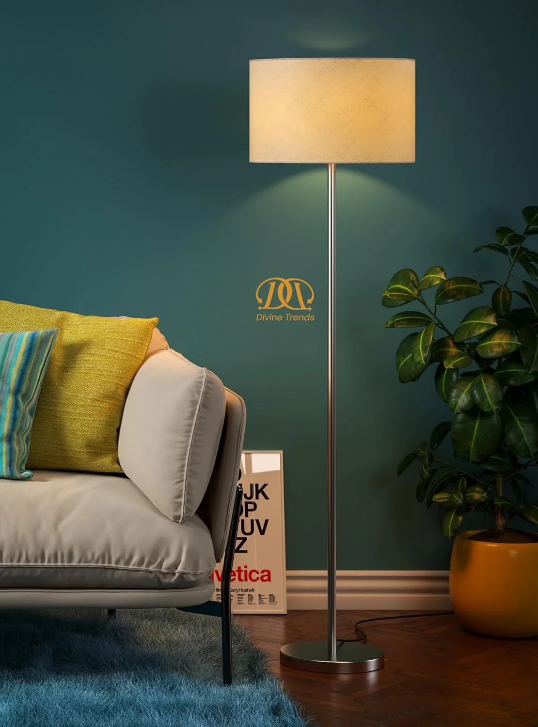 چراغ ایستاده دیواری Divine Trends، مدرن، استیل ضد زنگ نقره ای، ارتفاع 150 سانتی متر، کلاهک کرم رنگ 40 سانتی متر، مناسب گوشه نشیمن، منزل، هتل، اداره (کلاهک استوانه ای، بسته 1 عددی) چراغ ایستاده دیواری Divine Trends، مدرن، استیل ضد زنگ نقره ای، ارتفاع 150 سانتی متر، کلاهک کرم رنگ 40 سانتی متر، مناسب گوشه نشیمن، منزل، هتل، اداره (کلاهک استوانه ای، بسته 1 عددی)