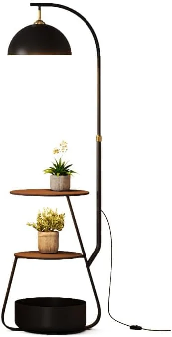 چراغ ایستاده با میز - نورپردازی قابل تنظیم + سطل ذخیره سازی، چراغ مطالعه کنار میز با نور سه رنگ قابل تنظیم، طراحی چوب جامد زیبایی خانه را افزایش می دهد (مشکی) چراغ ایستاده با میز - نورپردازی قابل تنظیم + سطل ذخیره سازی، چراغ مطالعه کنار میز با نور سه رنگ قابل تنظیم، طراحی چوب جامد زیبایی خانه را افزایش می دهد (مشکی)
