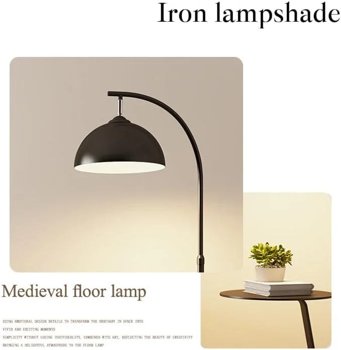 چراغ ایستاده با میز - نورپردازی قابل تنظیم + سطل ذخیره سازی، چراغ مطالعه کنار میز با نور سه رنگ قابل تنظیم، طراحی چوب جامد زیبایی خانه را افزایش می دهد (مشکی) چراغ ایستاده با میز - نورپردازی قابل تنظیم + سطل ذخیره سازی، چراغ مطالعه کنار میز با نور سه رنگ قابل تنظیم، طراحی چوب جامد زیبایی خانه را افزایش می دهد (مشکی)