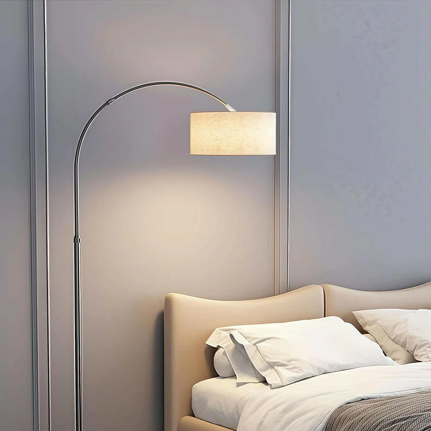 چراغ ایستاده محافظ چشم با قابلیت تنظیم نور، چراغ مطالعه کنار مبلی به سبک نوردیک با لامپ ال ای دی 12 وات و کنترل از راه دور، دارای کلاهک آویز قابل تنظیم برای اتاق نشیمن، اتاق خواب و دفتر کار چراغ ایستاده محافظ چشم با قابلیت تنظیم نور، چراغ مطالعه کنار مبلی به سبک نوردیک با لامپ ال ای دی 12 وات و کنترل از راه دور، دارای کلاهک آویز قابل تنظیم برای اتاق نشیمن، اتاق خواب و دفتر کار