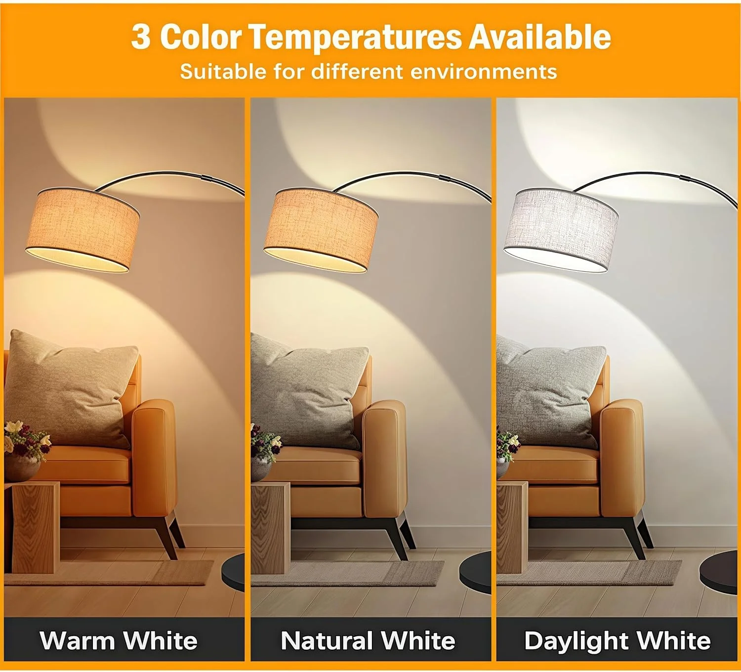 چراغ ایستاده محافظ چشم با قابلیت تنظیم نور، چراغ مطالعه کنار مبلی به سبک نوردیک با لامپ ال ای دی 12 وات و کنترل از راه دور، دارای کلاهک آویز قابل تنظیم برای اتاق نشیمن، اتاق خواب و دفتر کار چراغ ایستاده محافظ چشم با قابلیت تنظیم نور، چراغ مطالعه کنار مبلی به سبک نوردیک با لامپ ال ای دی 12 وات و کنترل از راه دور، دارای کلاهک آویز قابل تنظیم برای اتاق نشیمن، اتاق خواب و دفتر کار