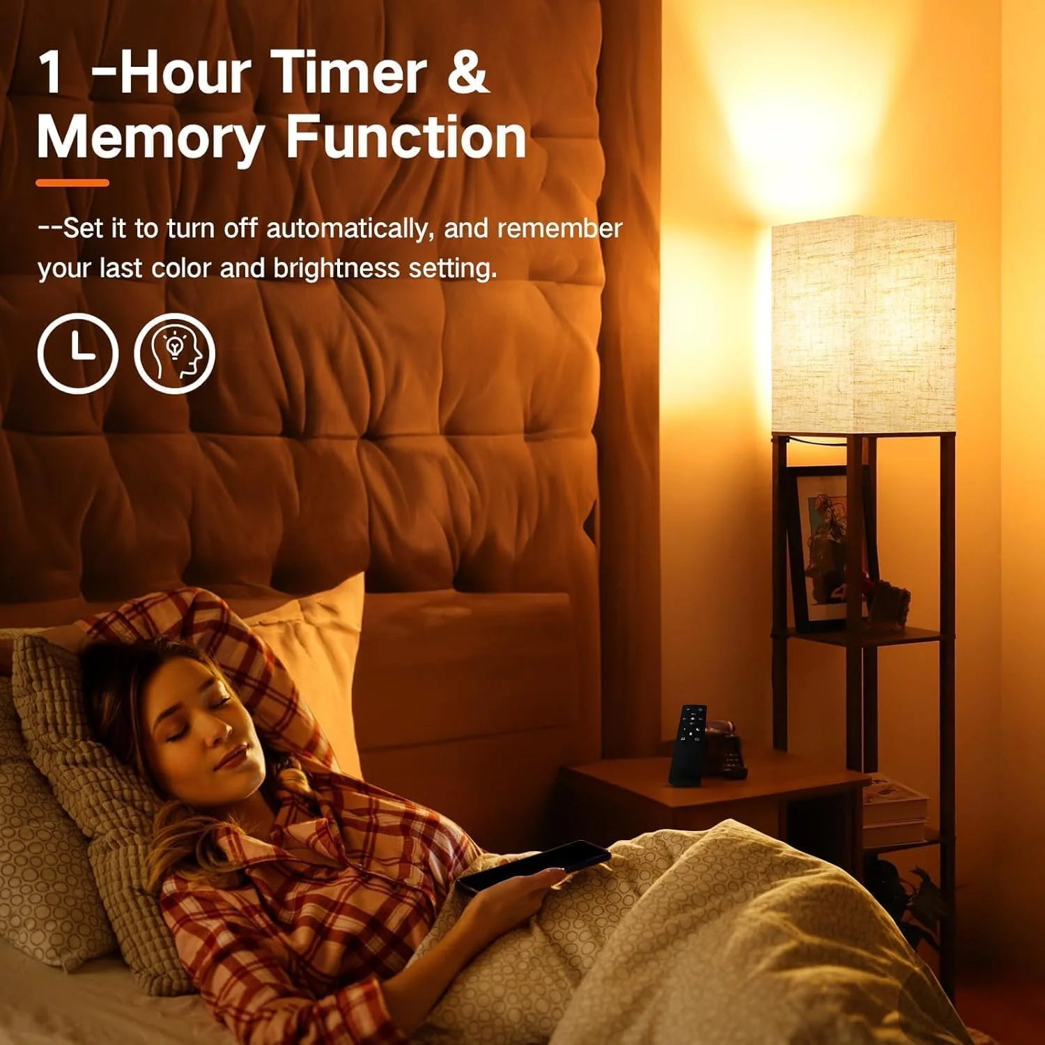 چراغ ایستاده دیمردار با قفسه و کنترل از راه دور، لامپ LED با 3 دمای رنگ و کلاهک پارچه ای کتانی، چراغ ایستاده LED مدرن و بلند با قفسه برای نگهداری وسایل، مناسب برای اتاق نشیمن، اتاق خواب و دفتر کار چراغ ایستاده دیمردار با قفسه و کنترل از راه دور، لامپ LED با 3 دمای رنگ و کلاهک پارچه ای کتانی، چراغ ایستاده LED مدرن و بلند با قفسه برای نگهداری وسایل، مناسب برای اتاق نشیمن، اتاق خواب و دفتر کار