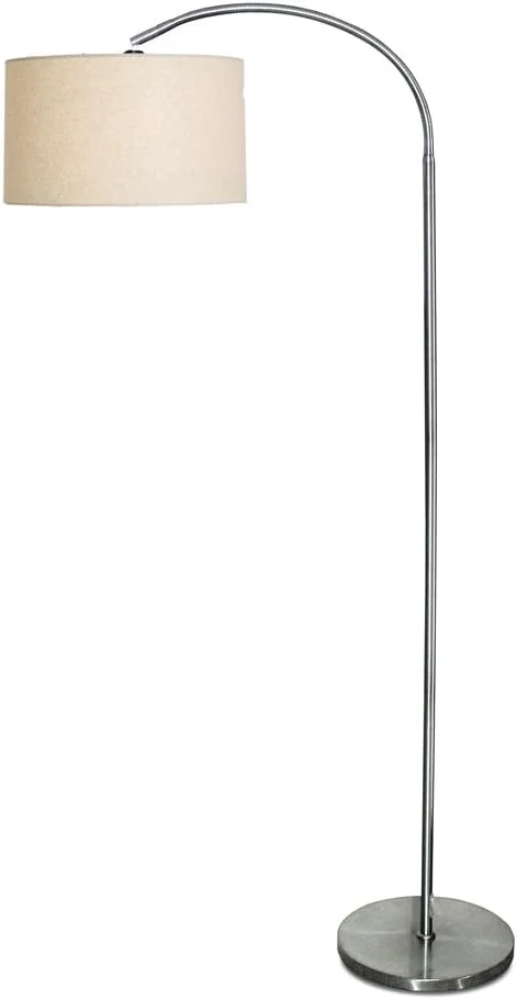 چراغ ایستاده مدل Vogue Daylight Company D31707، کروم برس خورده چراغ ایستاده مدل Vogue Daylight Company D31707، کروم برس خورده