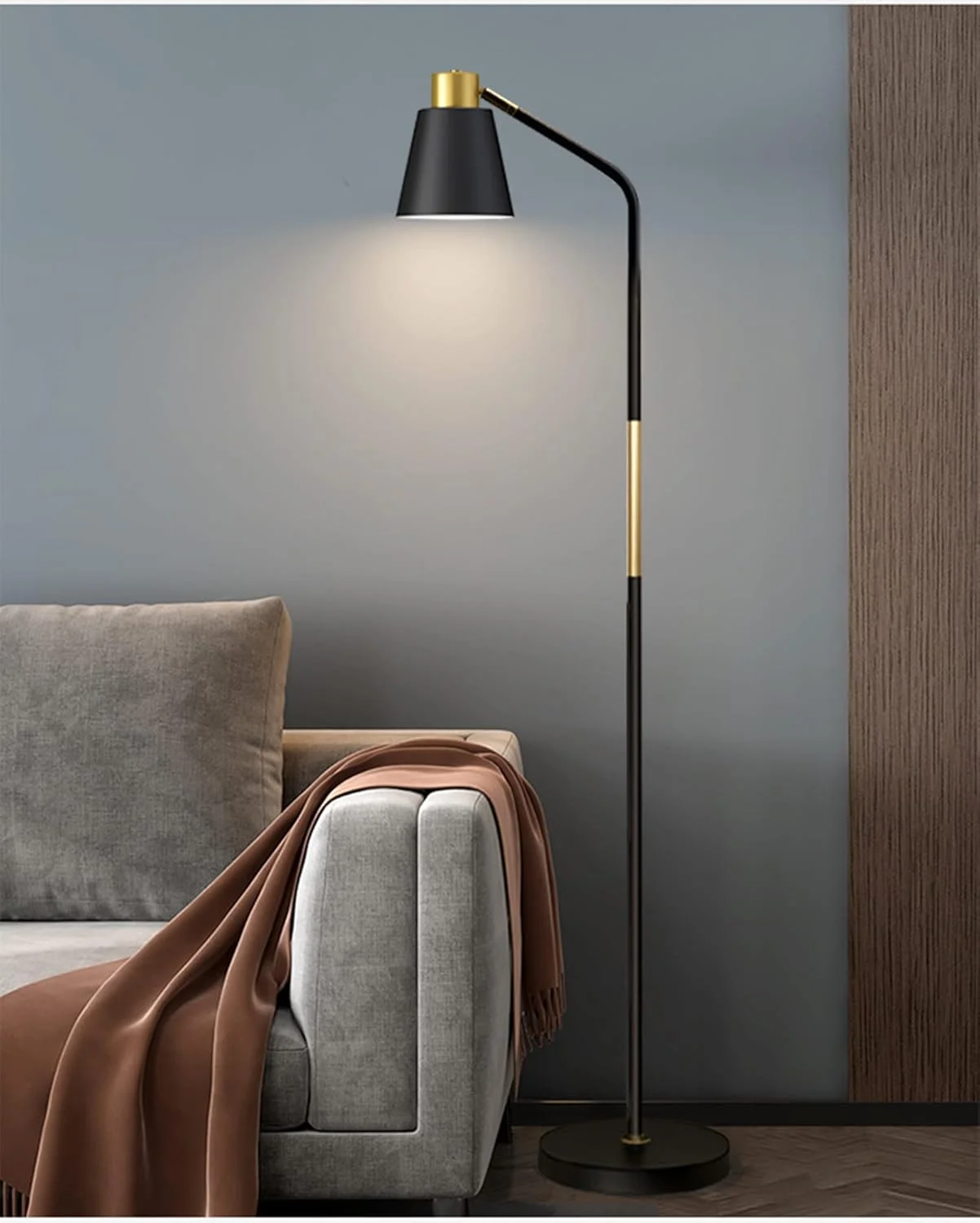 چراغ ایستاده صنعتی Conobo برای اتاق نشیمن، چراغ مطالعه مدرن با سایه قابل چرخش 360 درجه و ارتفاع قابل تنظیم، چراغ های ایستاده برای دکوراسیون منزل، اتاق خواب، دفتر کار (مشکی) چراغ ایستاده صنعتی Conobo برای اتاق نشیمن، چراغ مطالعه مدرن با سایه قابل چرخش 360 درجه و ارتفاع قابل تنظیم، چراغ های ایستاده برای دکوراسیون منزل، اتاق خواب، دفتر کار (مشکی)