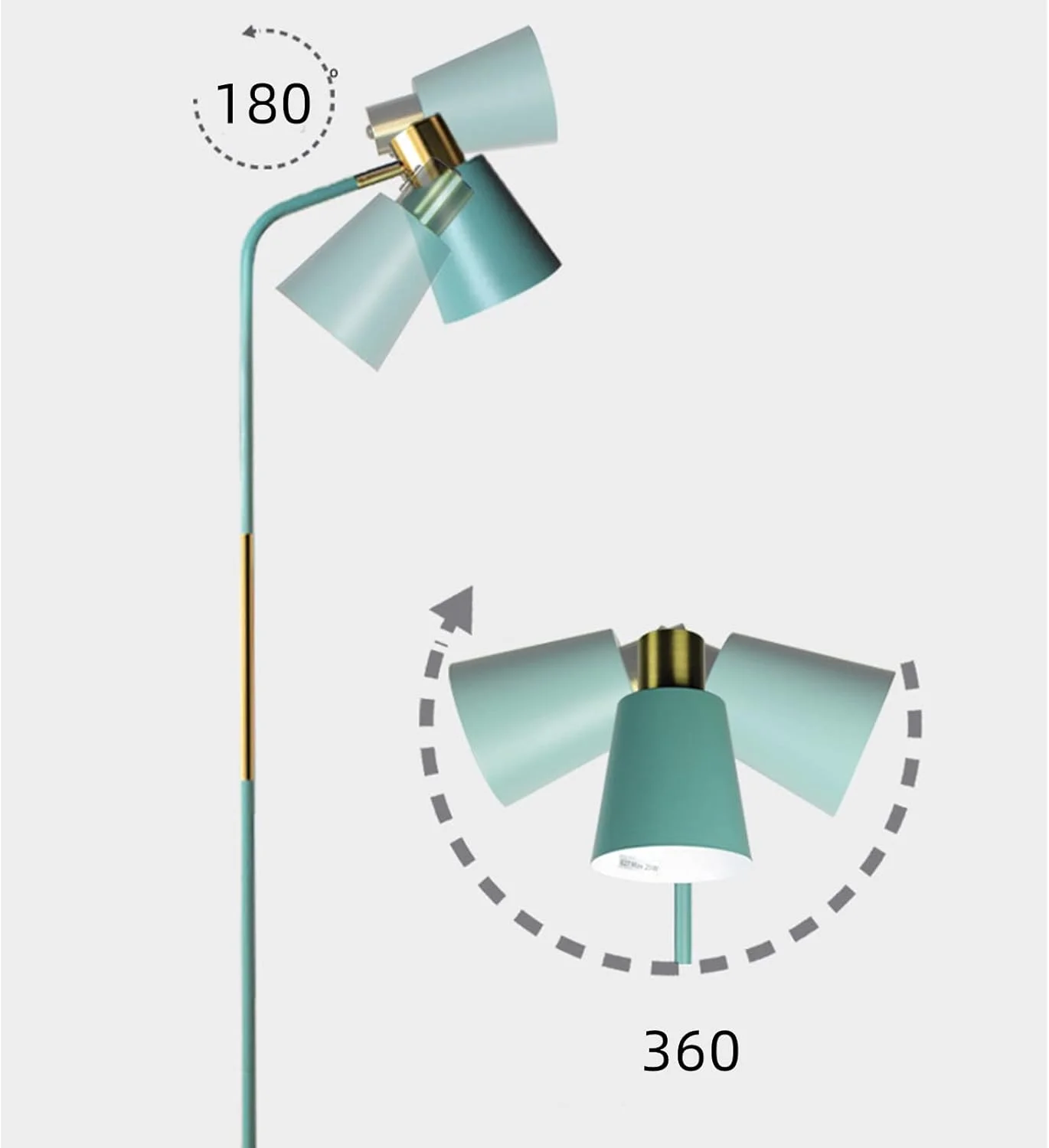 چراغ ایستاده صنعتی Conobo برای اتاق نشیمن، چراغ مطالعه مدرن با سایه قابل چرخش 360 درجه و ارتفاع قابل تنظیم، چراغ های ایستاده برای دکوراسیون منزل، اتاق خواب، دفتر کار (مشکی) چراغ ایستاده صنعتی Conobo برای اتاق نشیمن، چراغ مطالعه مدرن با سایه قابل چرخش 360 درجه و ارتفاع قابل تنظیم، چراغ های ایستاده برای دکوراسیون منزل، اتاق خواب، دفتر کار (مشکی)