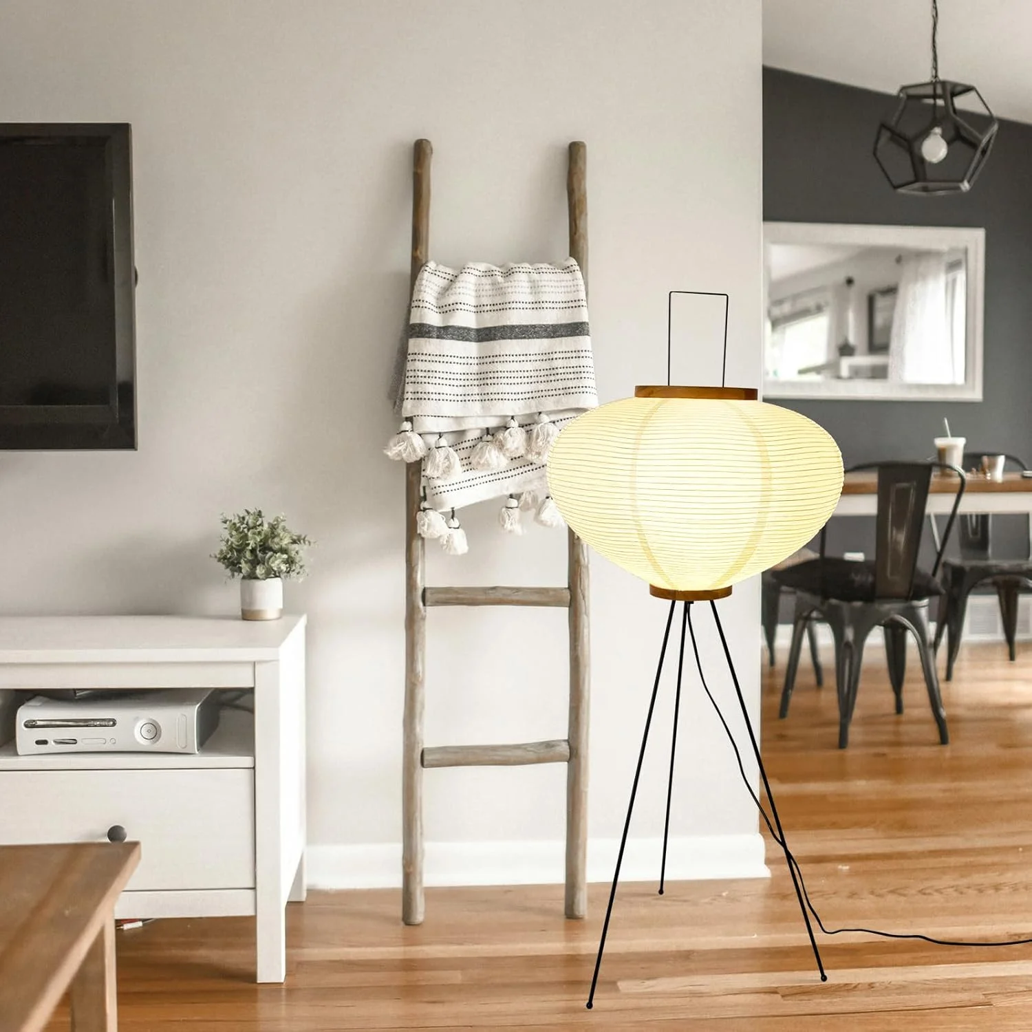 چراغ ایستاده کاغذی، چراغ کاغذی برنجی نوگوچی برای دکوراسیون Wabi Sabi، چراغ ایستاده کاغذی آکاری برای اتاق خواب/نشیمن چراغ ایستاده کاغذی، چراغ کاغذی برنجی نوگوچی برای دکوراسیون Wabi Sabi، چراغ ایستاده کاغذی آکاری برای اتاق خواب/نشیمن