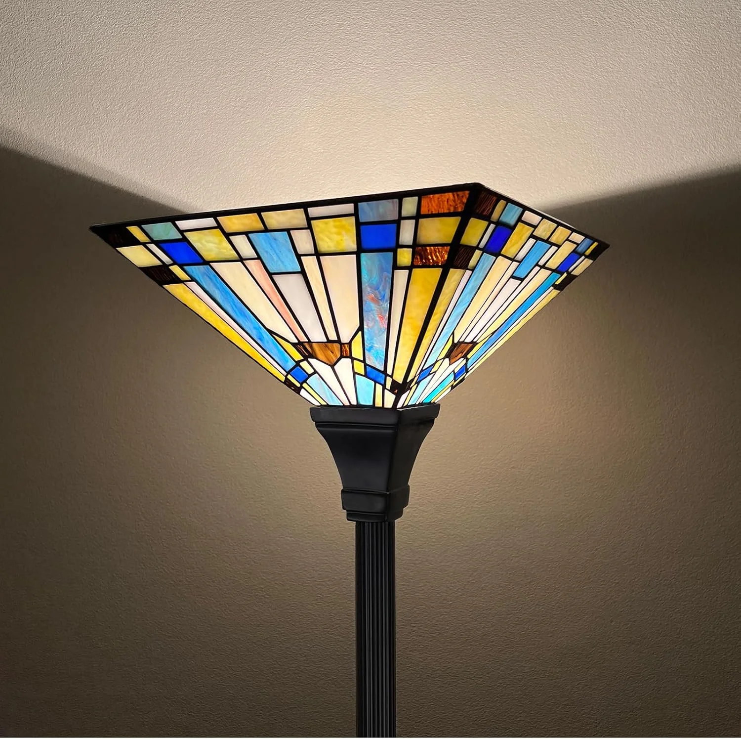 چراغ ایستاده تیفانی Capulina، ارتفاع 178 سانتی متر، میله صنعتی، سبک روستیک آبی سبز، چراغ ایستاده شیشه ای رنگی، دکور برای اتاق نشیمن، اتاق خواب، خانه روستایی، دفتر کار چراغ ایستاده تیفانی Capulina، ارتفاع 178 سانتی متر، میله صنعتی، سبک روستیک آبی سبز، چراغ ایستاده شیشه ای رنگی، دکور برای اتاق نشیمن، اتاق خواب، خانه روستایی، دفتر کار