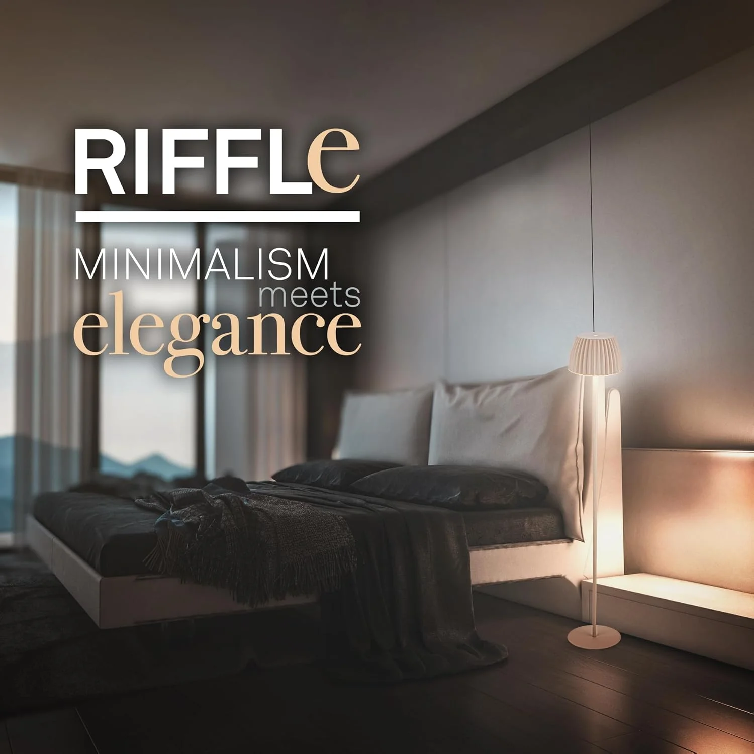 BRILONER - چراغ ایستاده LED مدل Riffle بی سیم IP44 با قابلیت لمسی، دیمر، عملکرد حافظه، باتری قابل تعویض، چراغ ایستاده باتری خور، چراغ مطالعه، چراغ اتاق نشیمن، برنده جایزه طراحی آلمان 2025، 19 x 124 BRILONER - چراغ ایستاده LED مدل Riffle بی سیم IP44 با قابلیت لمسی، دیمر، عملکرد حافظه، باتری قابل تعویض، چراغ ایستاده باتری خور، چراغ مطالعه، چراغ اتاق نشیمن، برنده جایزه طراحی آلمان 2025، 19 x 124
