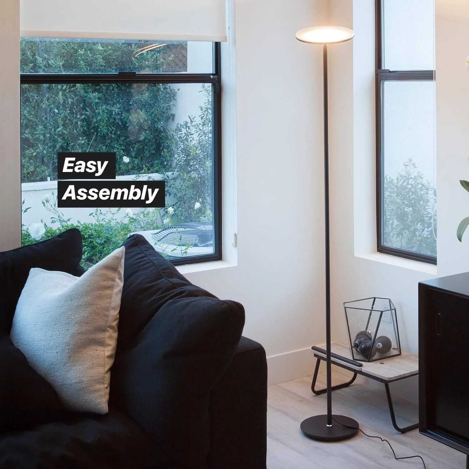 چراغ ایستاده ال ای دی دیمر دار برایتک مدل Sky Flux – چراغ ایستاده فوق العاده روشن برای اتاق نشیمن و دفاتر – چراغ ایستاده Torchier با 3 گزینه نور، چراغ بلند برای مطالعه در اتاق خواب و موارد دیگر - مشکی چراغ ایستاده ال ای دی دیمر دار برایتک مدل Sky Flux – چراغ ایستاده فوق العاده روشن برای اتاق نشیمن و دفاتر – چراغ ایستاده Torchier با 3 گزینه نور، چراغ بلند برای مطالعه در اتاق خواب و موارد دیگر - مشکی