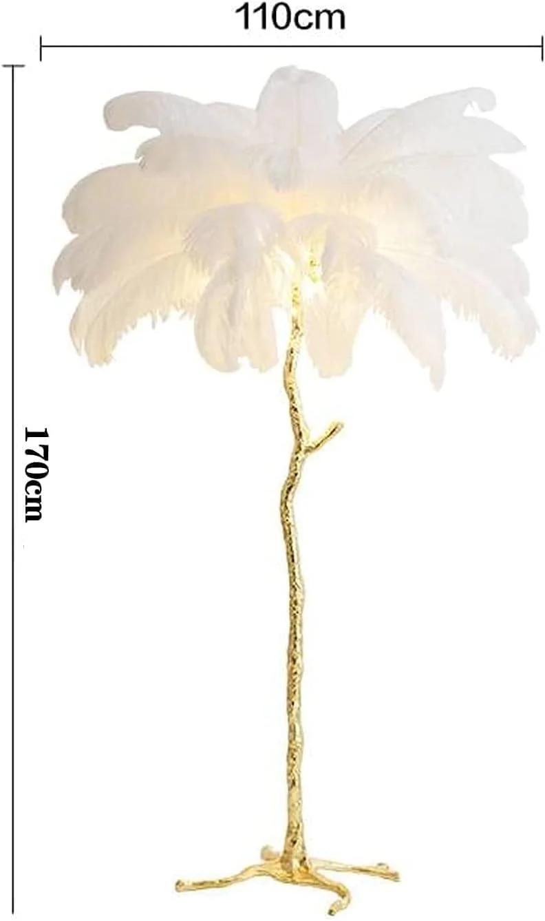 چراغ ایستاده پردار زیبا، چراغ گوشه ای بلند LED با قابلیت تنظیم نور، چراغ نخل درختی شکل پر شترمرغ، چراغ روشنایی رزین مسی سه پایه، دکوراسیون اتاق (سفید) چراغ ایستاده پردار زیبا، چراغ گوشه ای بلند LED با قابلیت تنظیم نور، چراغ نخل درختی شکل پر شترمرغ، چراغ روشنایی رزین مسی سه پایه، دکوراسیون اتاق (سفید)