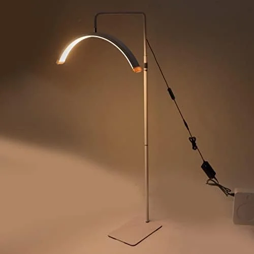 چراغ LED نیمه ماه Bewinner، چراغ زمینی با قابلیت چرخش 360 درجه، چراغ LED سالن زیبایی 23 اینچی، ارتفاع و دمای رنگ قابل تنظیم برای اکستنشن مژه، مراقبت از پوست و مطالعه چراغ LED نیمه ماه Bewinner، چراغ زمینی با قابلیت چرخش 360 درجه، چراغ LED سالن زیبایی 23 اینچی، ارتفاع و دمای رنگ قابل تنظیم برای اکستنشن مژه، مراقبت از پوست و مطالعه