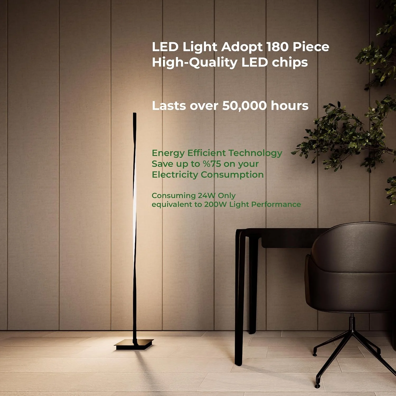 چراغ ایستاده LED مدرن و پیچ خورده BESTY HOME با کنترل از راه دور برای روشنایی روشن اتاق نشیمن، چراغ بلند 140 سانتی متری برای اتاق خواب، دفاتر - کم نور شونده، چراغ قطبی داخلی معاصر (مشکی مات، 140 سانتی متر) چراغ ایستاده LED مدرن و پیچ خورده BESTY HOME با کنترل از راه دور برای روشنایی روشن اتاق نشیمن، چراغ بلند 140 سانتی متری برای اتاق خواب، دفاتر - کم نور شونده، چراغ قطبی داخلی معاصر (مشکی مات، 140 سانتی متر)