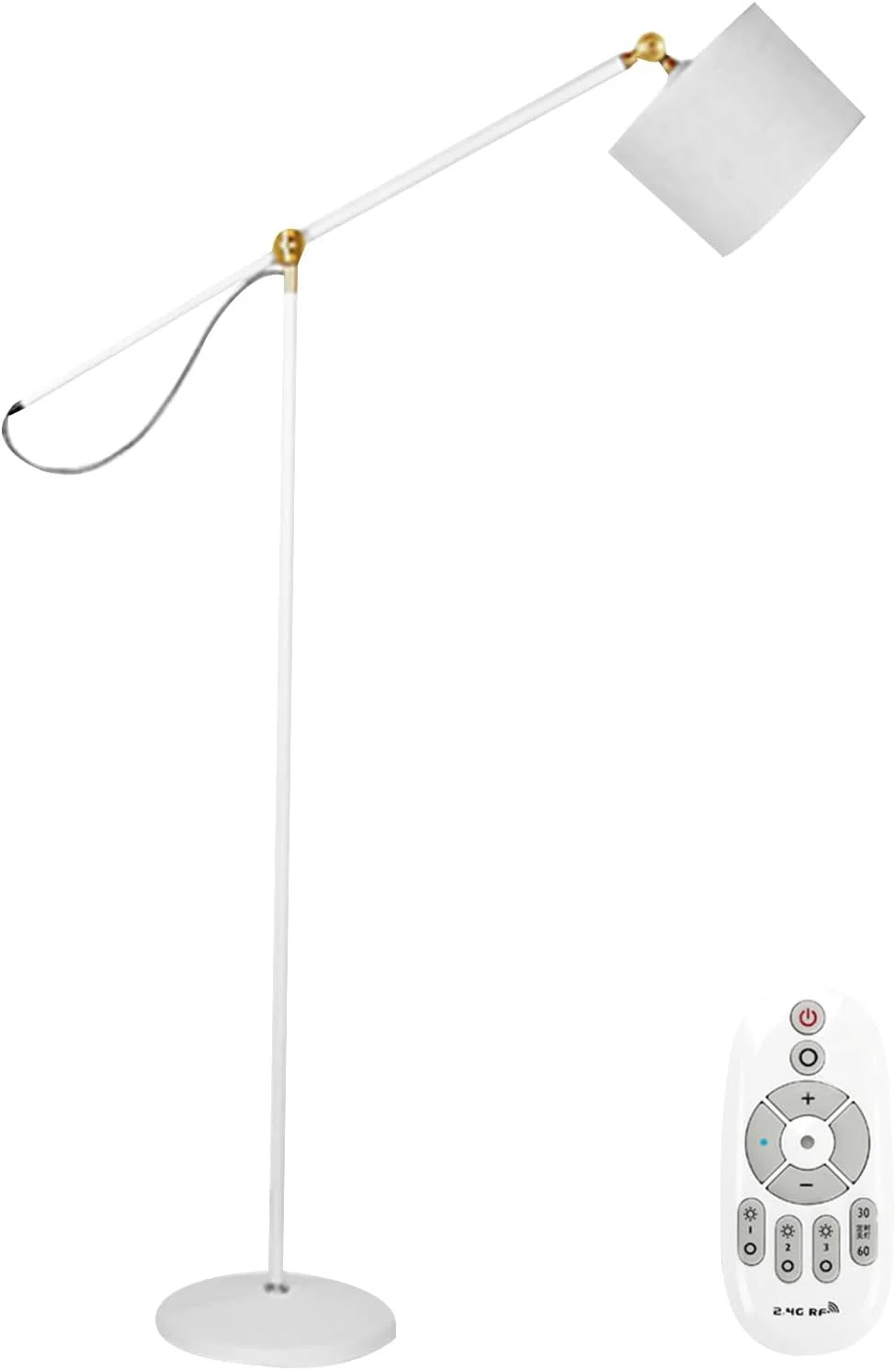چراغ ایستاده قابل تنظیم Beauenty با کنترل از راه دور و دیمر، چراغ ایستاده مدرن با بازوی چرخشی، حالت های نور دوگانه، عملکرد تایمر، پایه آهنی، ترکیب چراغ ایستاده و رومیزی برای اتاق نشیمن، اتاق خواب، مطالعه چراغ ایستاده قابل تنظیم Beauenty با کنترل از راه دور و دیمر، چراغ ایستاده مدرن با بازوی چرخشی، حالت های نور دوگانه، عملکرد تایمر، پایه آهنی، ترکیب چراغ ایستاده و رومیزی برای اتاق نشیمن، اتاق خواب، مطالعه