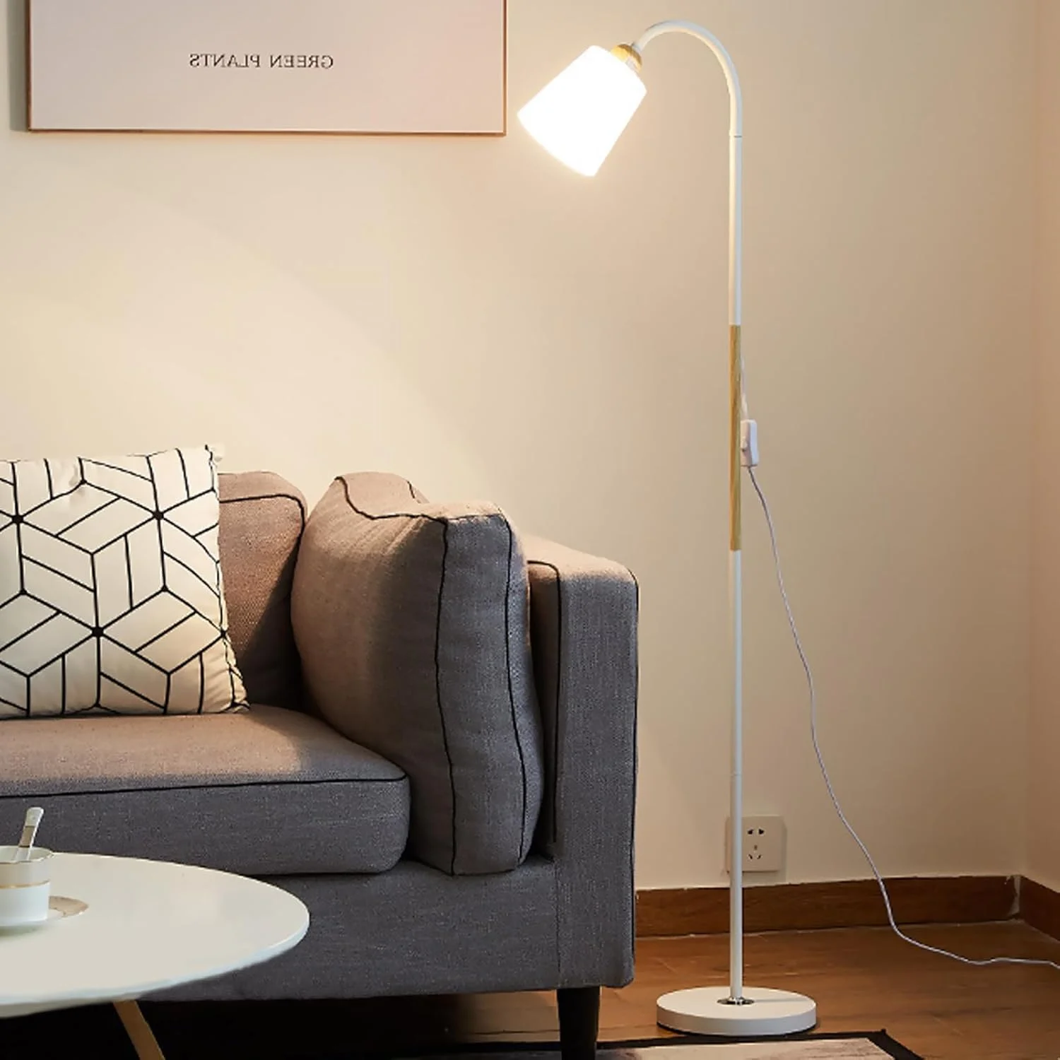 چراغ ایستاده ال ای دی Beauenty برای اتاق نشیمن و اتاق خواب - سر قابل تنظیم 720 درجه، پایه شیک و پایدار، میله چراغ قابل جدا شدن برای استفاده چند منظوره به عنوان چراغ رومیزی - دکوراسیون مدرن منزل (سفید) چراغ ایستاده ال ای دی Beauenty برای اتاق نشیمن و اتاق خواب - سر قابل تنظیم 720 درجه، پایه شیک و پایدار، میله چراغ قابل جدا شدن برای استفاده چند منظوره به عنوان چراغ رومیزی - دکوراسیون مدرن منزل (سفید)