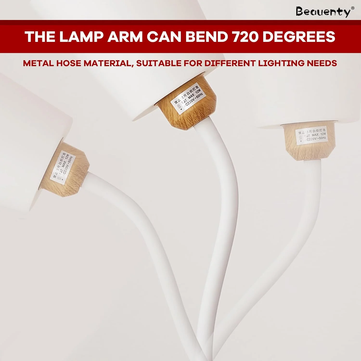 چراغ ایستاده ال ای دی Beauenty برای اتاق نشیمن و اتاق خواب - سر قابل تنظیم 720 درجه، پایه شیک و پایدار، میله چراغ قابل جدا شدن برای استفاده چند منظوره به عنوان چراغ رومیزی - دکوراسیون مدرن منزل (سفید) چراغ ایستاده ال ای دی Beauenty برای اتاق نشیمن و اتاق خواب - سر قابل تنظیم 720 درجه، پایه شیک و پایدار، میله چراغ قابل جدا شدن برای استفاده چند منظوره به عنوان چراغ رومیزی - دکوراسیون مدرن منزل (سفید)