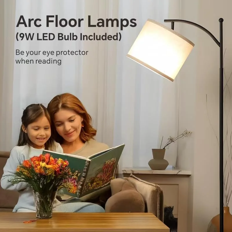 چراغ ایستاده فانوسی Baytion مناسب اتاق نشیمن، چراغ پایه دار با کلاهک سه رنگ، چراغ های ایستاده مطالعه اتاق خواب با سوئیچ پایی و پارچه کتانی، چراغ های ایستاده میله ای مشکی روشن (3 رنگ) چراغ ایستاده فانوسی Baytion مناسب اتاق نشیمن، چراغ پایه دار با کلاهک سه رنگ، چراغ های ایستاده مطالعه اتاق خواب با سوئیچ پایی و پارچه کتانی، چراغ های ایستاده میله ای مشکی روشن (3 رنگ)