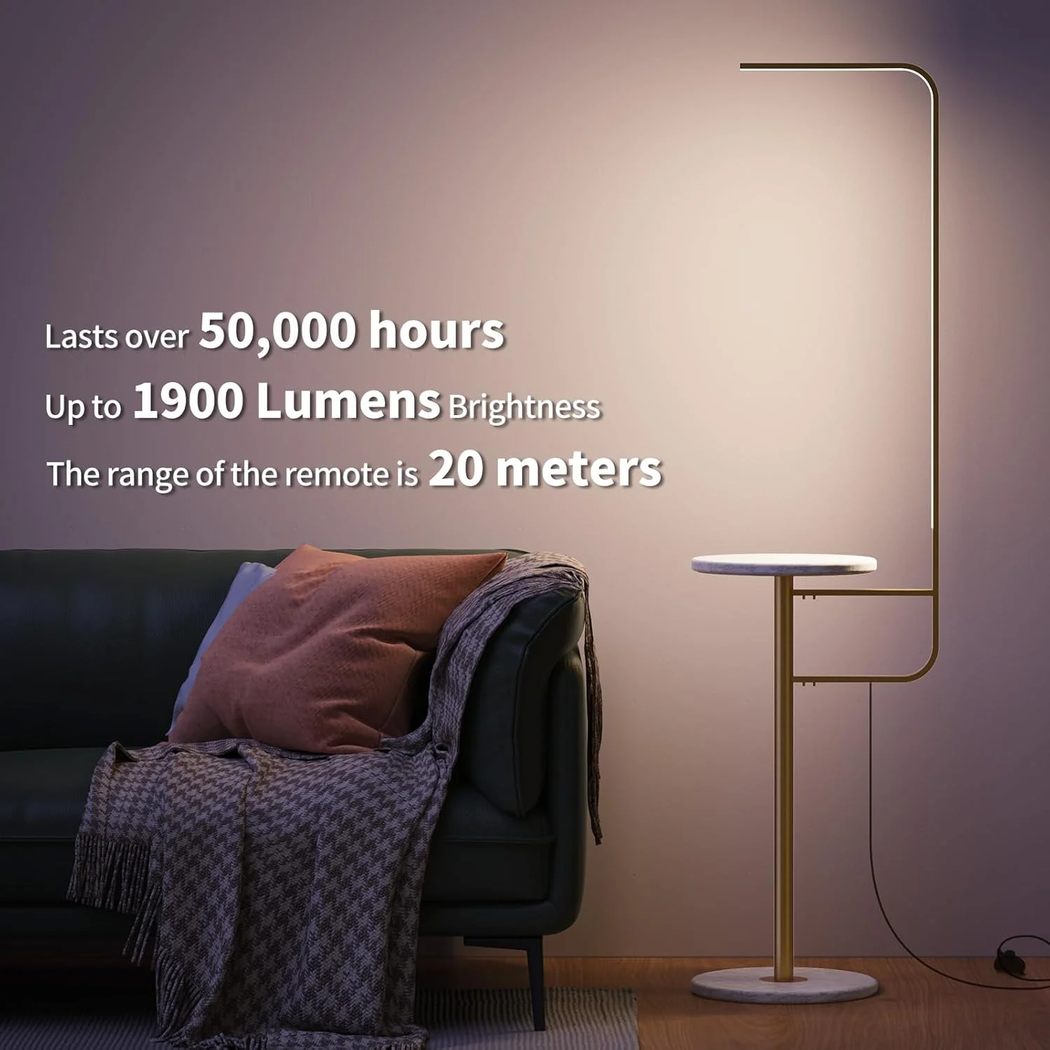 چراغ ایستاده و میز کنار مبلی بستای هوم، چراغ LED مدرن و دیمر پذیر مناسب اتاق نشیمن، اتاق خواب، مطالعه، کنار مبل، میز قهوه، چراغ خواب بلند با کنترل از راه دور - 155 سانتی متر (طلایی) چراغ ایستاده و میز کنار مبلی بستای هوم، چراغ LED مدرن و دیمر پذیر مناسب اتاق نشیمن، اتاق خواب، مطالعه، کنار مبل، میز قهوه، چراغ خواب بلند با کنترل از راه دور - 155 سانتی متر (طلایی)