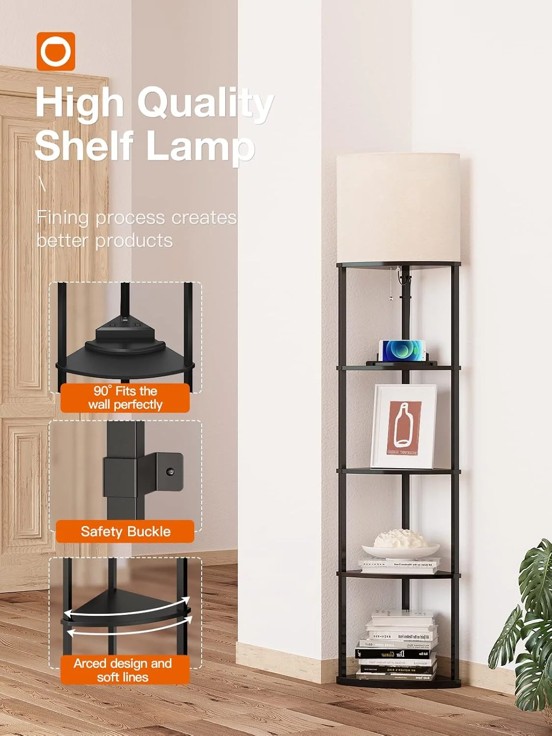 چراغ ایستاده LED addlon، سه پایه، چراغ ایستاده سه پایه مدرن، چراغ ایستاده اتاق نشیمن با آباژور، چراغ ایستاده برای اتاق نشیمن، اتاق خواب، دفتر کار (مشکی) چراغ ایستاده LED addlon، سه پایه، چراغ ایستاده سه پایه مدرن، چراغ ایستاده اتاق نشیمن با آباژور، چراغ ایستاده برای اتاق نشیمن، اتاق خواب، دفتر کار (مشکی)