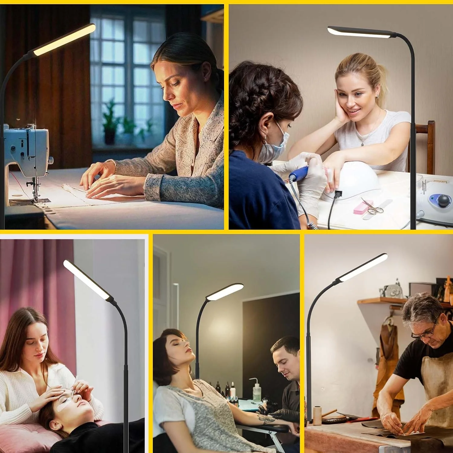 چراغ ایستاده LED، چراغ زمینی فوق العاده روشن 18 واتی برای اتاق نشیمن، چراغ ایستاده گردن غازی با رنگ ها و روشنایی قابل تنظیم، چراغ مطالعه محافظ چشم با کنترل از راه دور و لمسی برای اتاق خواب و دفتر کار چراغ ایستاده LED، چراغ زمینی فوق العاده روشن 18 واتی برای اتاق نشیمن، چراغ ایستاده گردن غازی با رنگ ها و روشنایی قابل تنظیم، چراغ مطالعه محافظ چشم با کنترل از راه دور و لمسی برای اتاق خواب و دفتر کار