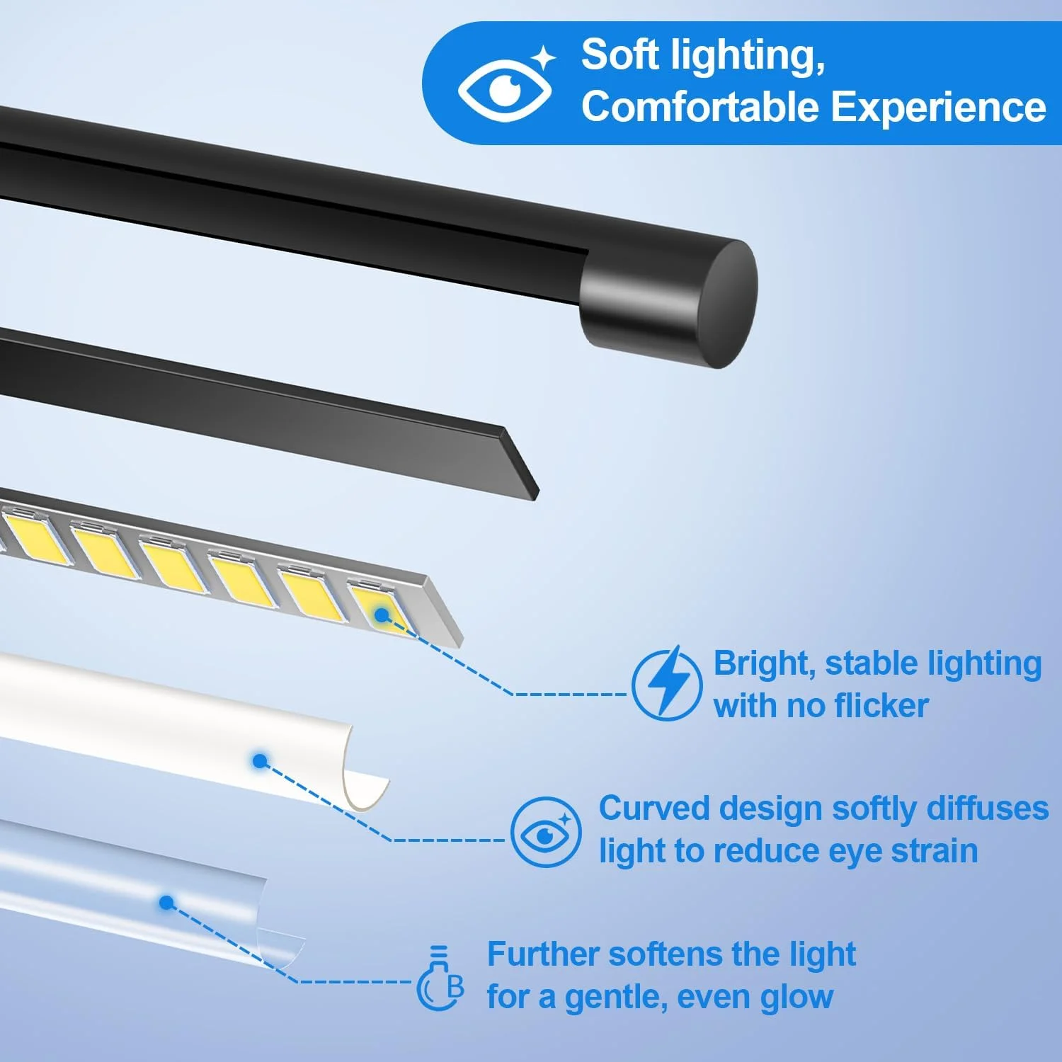 چراغ ایستاده LED گوشه ای، با سر چرخان 360 درجه، فوق العاده روشن 1800LM، چراغ های ایستاده مینیمالیستی دیمر دار با کنترل از راه دور، نور گوشه ای مدرن 3000K-6000K، چراغ ایستاده بلند 67 اینچی برای اتاق نشیمن، اتاق خواب، دفتر چراغ ایستاده LED گوشه ای، با سر چرخان 360 درجه، فوق العاده روشن 1800LM، چراغ های ایستاده مینیمالیستی دیمر دار با کنترل از راه دور، نور گوشه ای مدرن 3000K-6000K، چراغ ایستاده بلند 67 اینچی برای اتاق نشیمن، اتاق خواب، دفتر