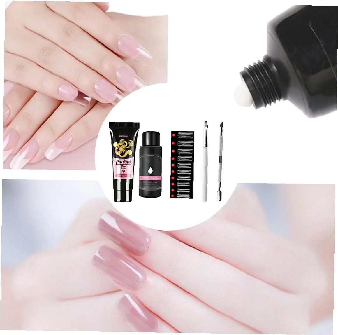 کیت های اکستنشن ناخن ژلی، کیت استارتر پلی ژل ناخن، ست ژل سازنده ناخن حرفه ای، ابزار چند رنگ هنر ناخن مدل 10 کیت های اکستنشن ناخن ژلی، کیت استارتر پلی ژل ناخن، ست ژل سازنده ناخن حرفه ای، ابزار چند رنگ هنر ناخن مدل 10
