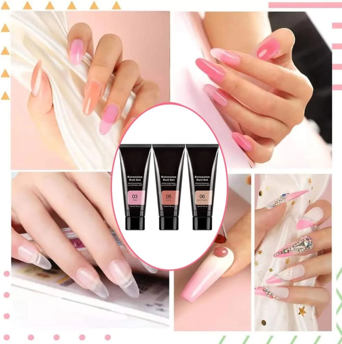 ست کامل کاشت ناخن شامل ژل بیلدر، بیس کت، تاپ کت و لوازم مانیکور - 11 تکه - مدل 3، ست پلی ژل ناخن، ست ژل بیلدر ناخن، ست مبتدی پلی ژل ناخن ست کامل کاشت ناخن شامل ژل بیلدر، بیس کت، تاپ کت و لوازم مانیکور - 11 تکه - مدل 3، ست پلی ژل ناخن، ست ژل بیلدر ناخن، ست مبتدی پلی ژل ناخن