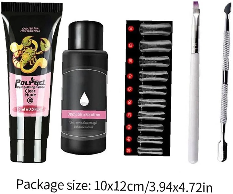 کیت های اکستنشن ناخن ژلی، کیت استارتر پلی ژل ناخن، ست ژل سازنده ناخن حرفه ای، ابزار چند رنگ هنر ناخن مدل 10 کیت های اکستنشن ناخن ژلی، کیت استارتر پلی ژل ناخن، ست ژل سازنده ناخن حرفه ای، ابزار چند رنگ هنر ناخن مدل 10
