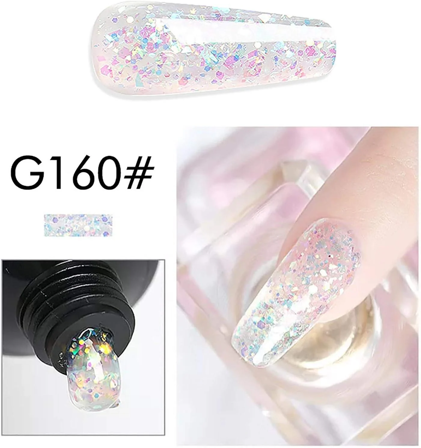 کیت ژل کاشت ناخن، شامل دستگاه خشک کن LED UV، 6 عدد تیپ ناخن، چسب، تاپ کت و بیس کت، مایع، ابزار طراحی ناخن و مانیکور کیت ژل کاشت ناخن، شامل دستگاه خشک کن LED UV، 6 عدد تیپ ناخن، چسب، تاپ کت و بیس کت، مایع، ابزار طراحی ناخن و مانیکور
