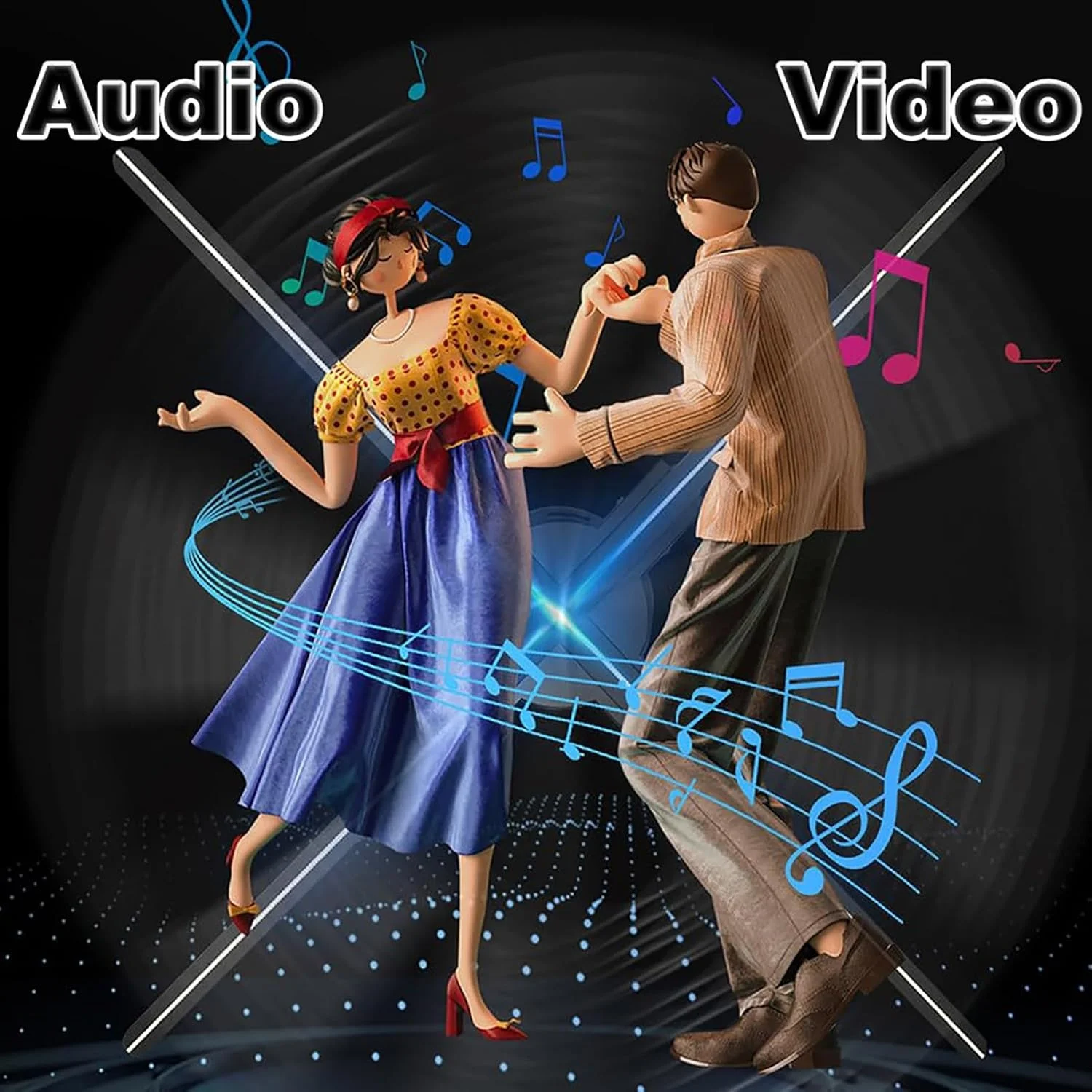 فن هولوگرام STWBHW، فن پروژکتور تبلیغاتی سه بعدی، دستگاه تبلیغاتی پروژکتور هولوگرام سه بعدی 56 سانتی متری، تصاویر ویدیویی نور پروژکتور سه بعدی برای علائم فروشگاه های تجاری، بار، رویداد، نمایشگاه