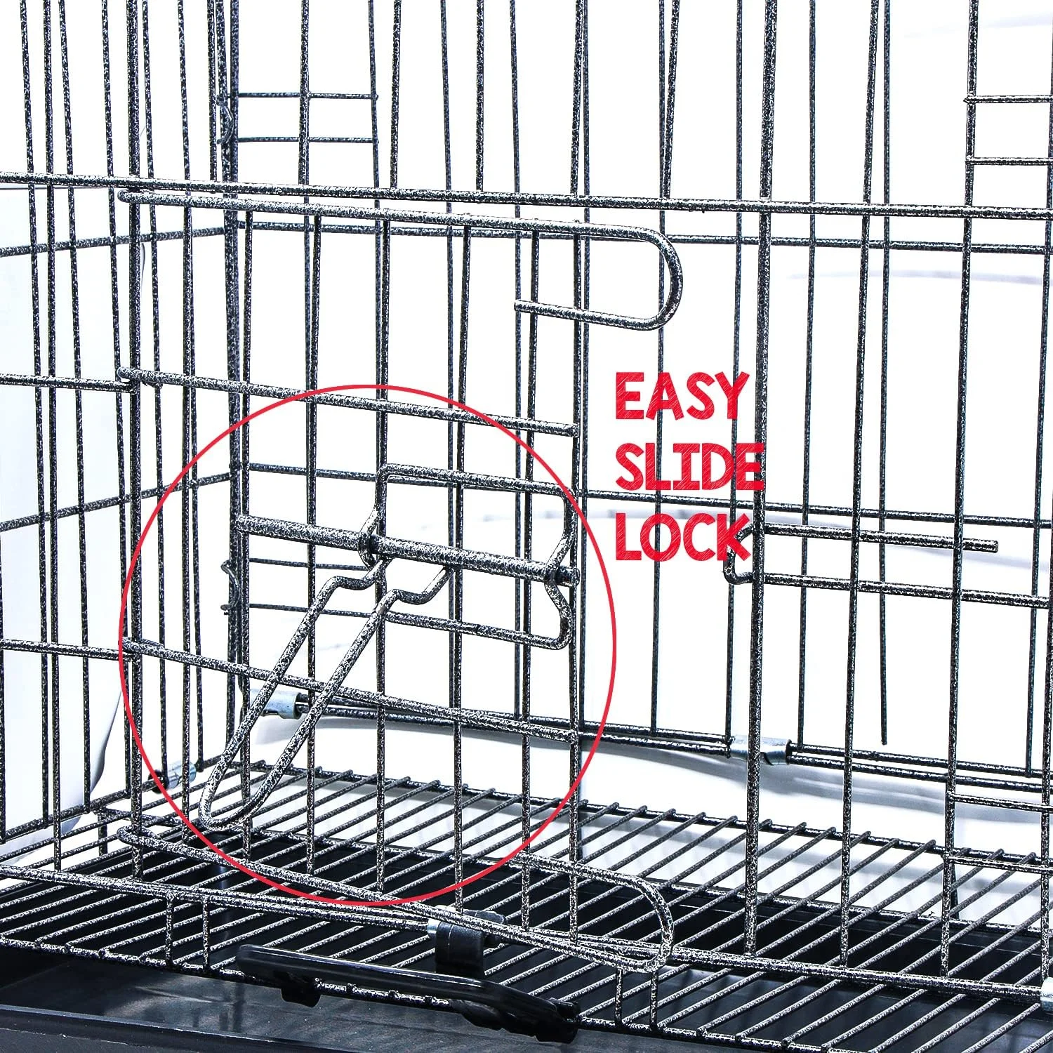 قفس سگ خانگی میدوست، رنگ مشکی با پوشش پودری، قفس فلزی تاشو ضد زنگ برای سگ های بزرگ و بالغ، طول 90 سانتی متر * عرض 56 سانتی متر * ارتفاع 56 سانتی متر قفس سگ خانگی میدوست، رنگ مشکی با پوشش پودری، قفس فلزی تاشو ضد زنگ برای سگ های بزرگ و بالغ، طول 90 سانتی متر * عرض 56 سانتی متر * ارتفاع 56 سانتی متر