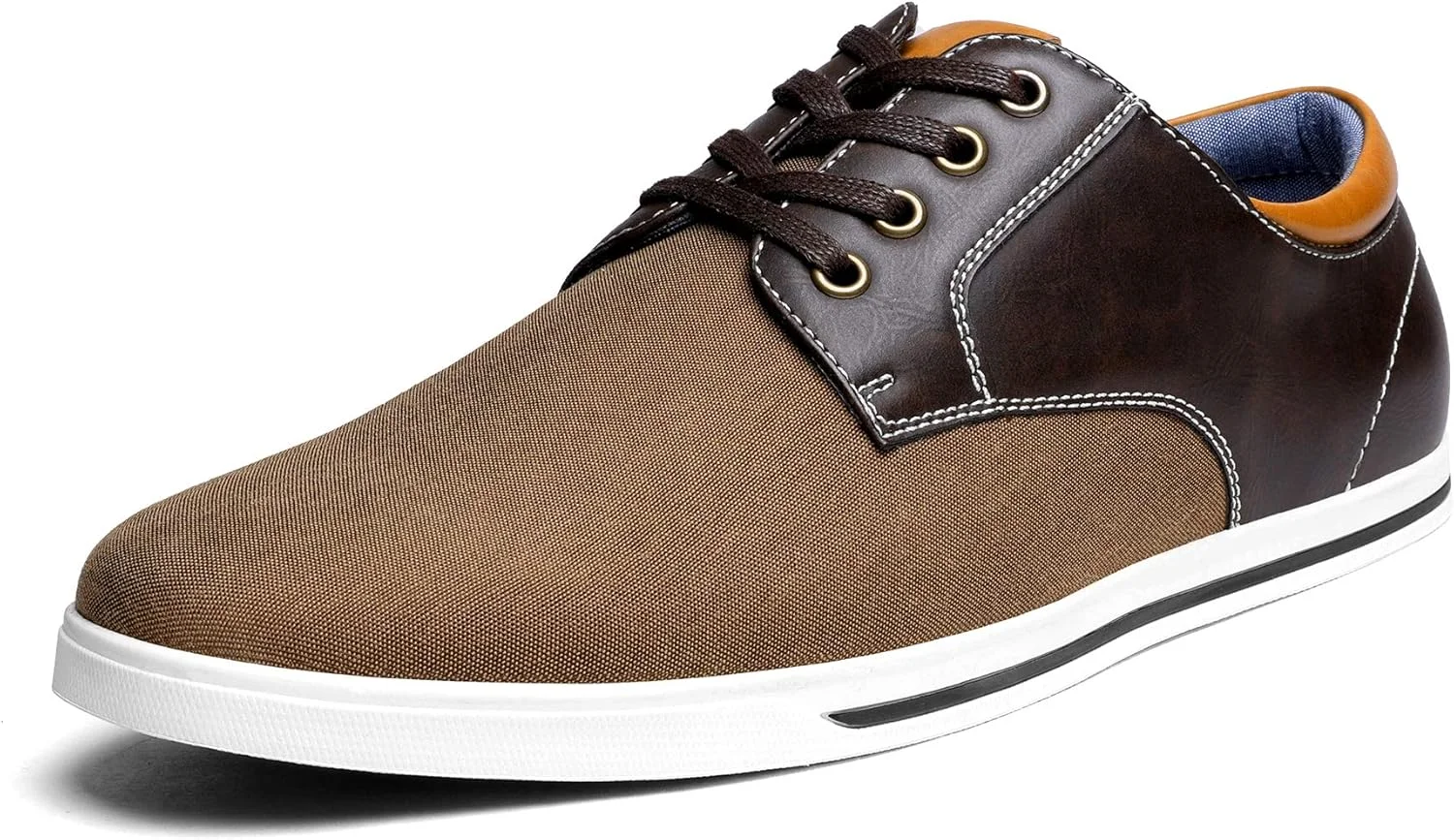 کفش های آکسفورد مردانه برونو مارک، کفش های رسمی و غیر رسمی، قهوه ای تیره - سایز 42 (مدل RIVERA-01)