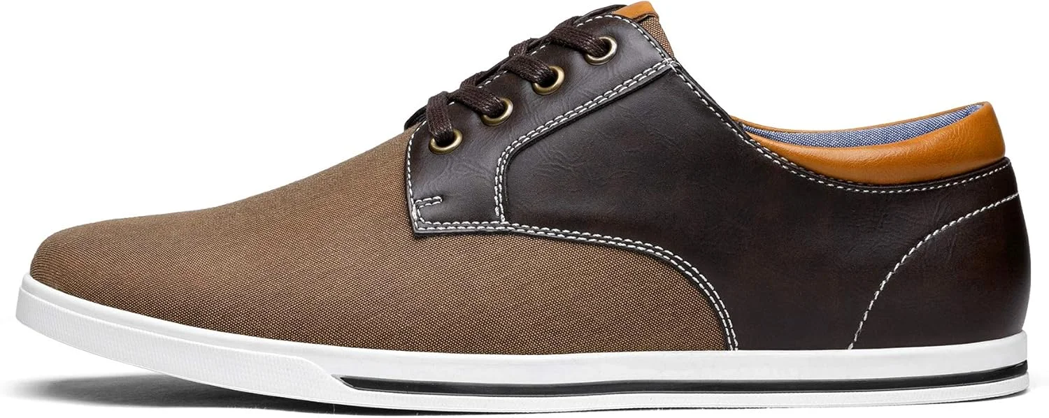 کفش های آکسفورد مردانه برونو مارک، کفش های رسمی و غیر رسمی، قهوه ای تیره - سایز 42 (مدل RIVERA-01)