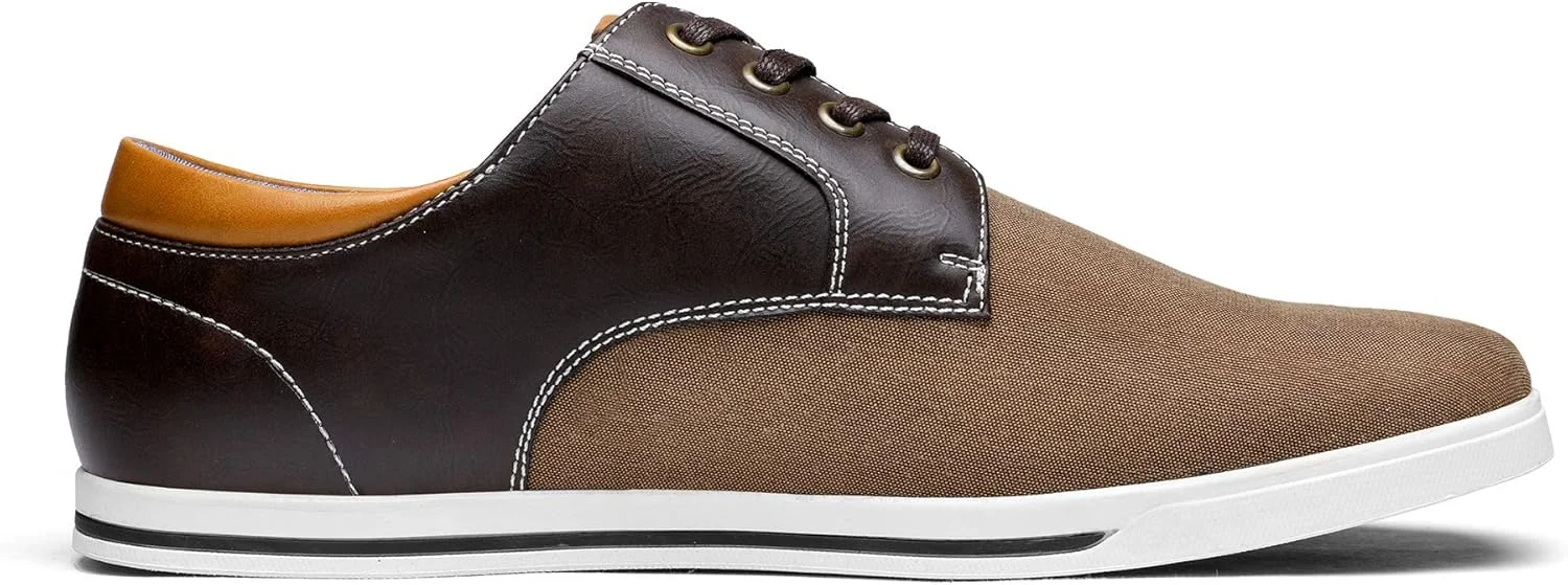 کفش های آکسفورد مردانه برونو مارک، کفش های رسمی و غیر رسمی، قهوه ای تیره - سایز 42 (مدل RIVERA-01)