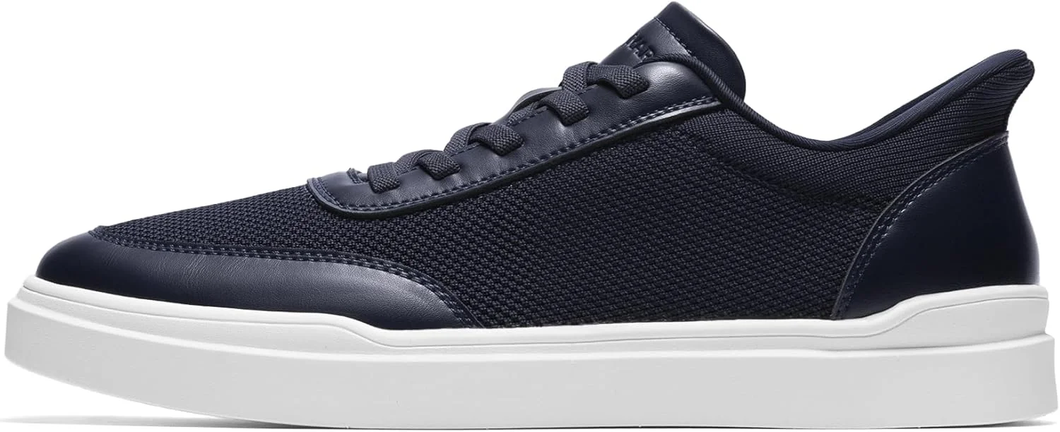 کفش مردانه برونو مارک، کفش روزمره بدون بند، کفش کتانی فشن، کفش پیاده روی توری بریز، راحت، سبک و ضد لغزش، آبی تیره، سایز 7 کفش مردانه برونو مارک، کفش روزمره بدون بند، کفش کتانی فشن، کفش پیاده روی توری بریز، راحت، سبک و ضد لغزش، آبی تیره، سایز 7