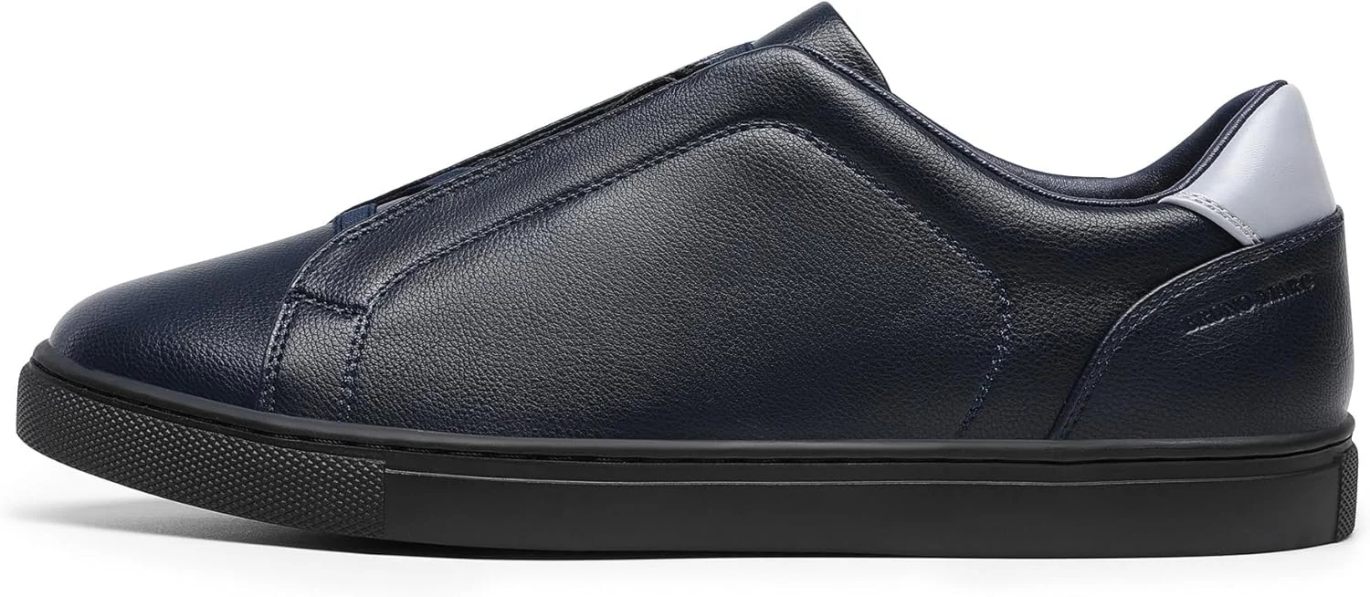 کفش های کتانی مردانه بروونو مارک، مدل اسنیکرز فشن، آبی تیره، سایز 42.5