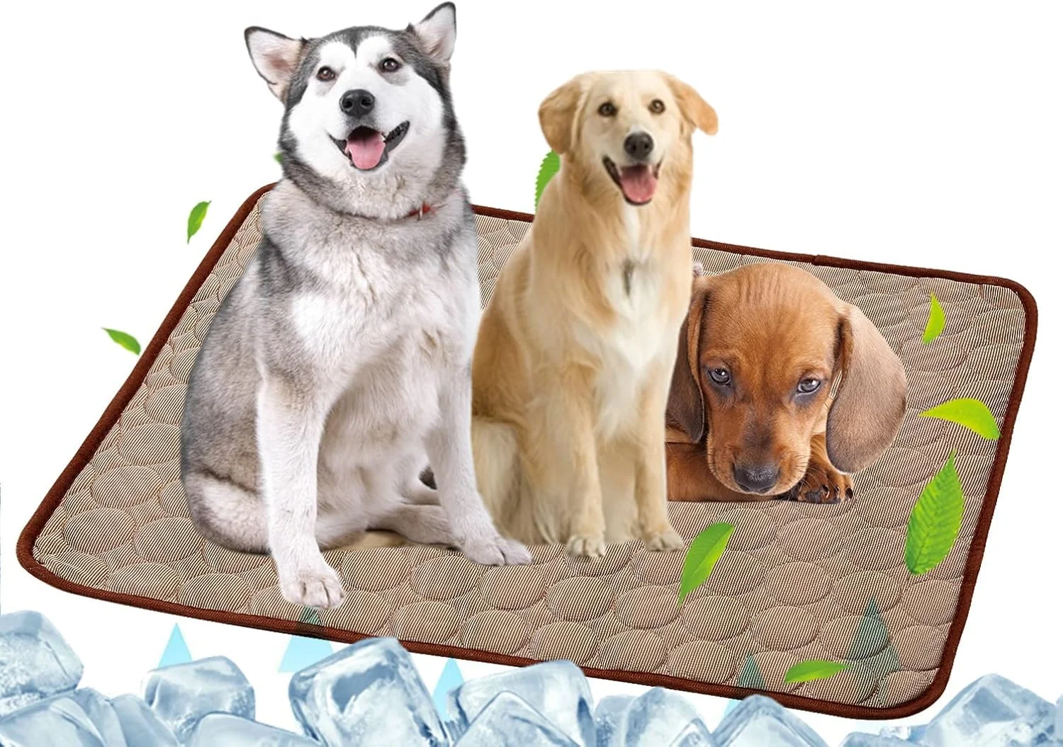 پد خنک کننده خودکار سگ سومویا، پد قابل شستشو برای حیوانات خانگی، پتوی تنفسی حیوانات خانگی، تشک خواب لانه در هوای گرم، تشک خواب ابریشمی یخی غیر سمی و تنفسی برای سگ های بزرگ و گربه ها بدون نیاز به آب پد خنک کننده خودکار سگ سومویا، پد قابل شستشو برای حیوانات خانگی، پتوی تنفسی حیوانات خانگی، تشک خواب لانه در هوای گرم، تشک خواب ابریشمی یخی غیر سمی و تنفسی برای سگ های بزرگ و گربه ها بدون نیاز به آب