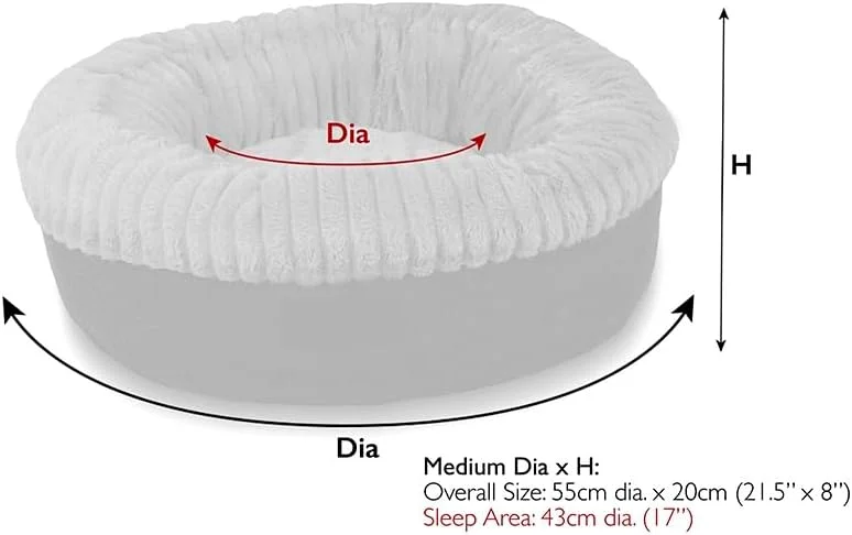 تخت خواب دوناتی لوکس سگ یا گربه اسكرافز مدل الن (سایز متوسط) تخت خواب دوناتی لوکس سگ یا گربه اسكرافز مدل الن (سایز متوسط)
