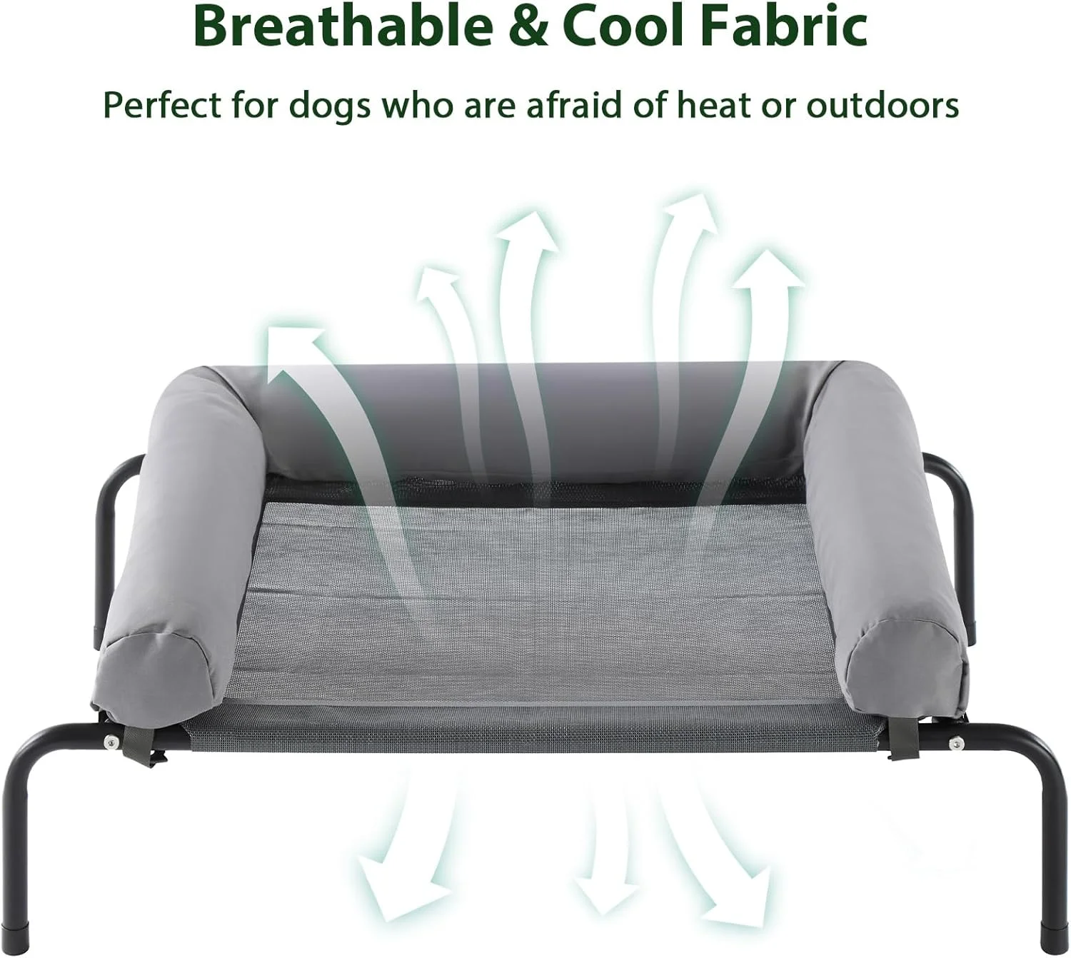 تخت خواب خنک کننده بزرگ سگ RRPETHOME، تختخواب های مرتفع سگ برای سگ های بزرگ، تخت سگ فضای باز برای سگ های بزرگ، تخت تاشو قابل حمل مقاوم در برابر جویدن با پایه های ضد لغزش و توری تنفسی تخت خواب خنک کننده بزرگ سگ RRPETHOME، تختخواب های مرتفع سگ برای سگ های بزرگ، تخت سگ فضای باز برای سگ های بزرگ، تخت تاشو قابل حمل مقاوم در برابر جویدن با پایه های ضد لغزش و توری تنفسی