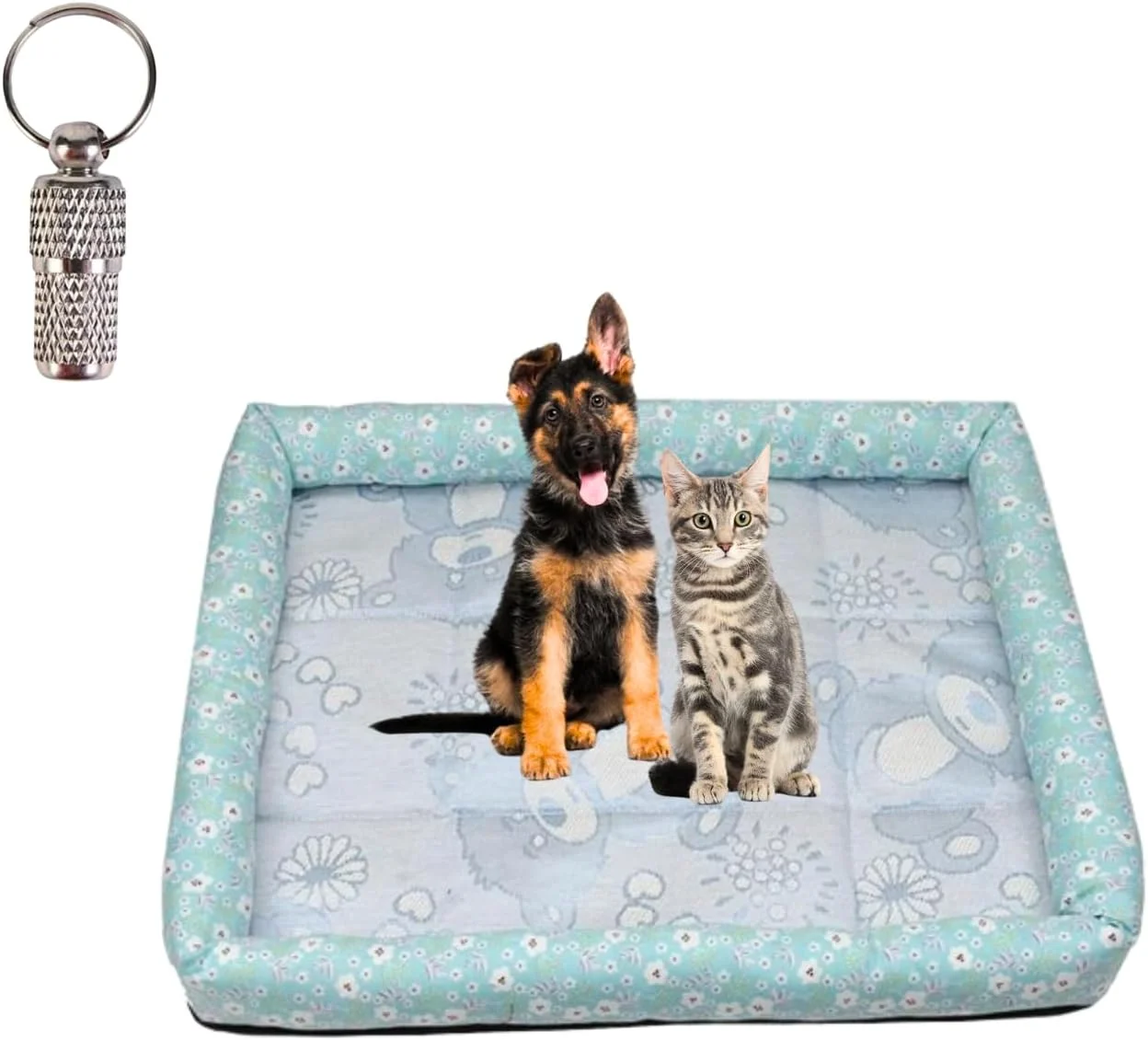 پد خنک کننده تخت خواب سگ و گربه پتساری به همراه 1 عدد تگ شناسایی حیوان خانگی - تشک خواب نرم ضد آب و ضد لغزش - پد یخی تنفسی طرح خرس تدی - تشک خواب لوکس تابستانی برای سگ / گربه - سایز متوسط پد خنک کننده تخت خواب سگ و گربه پتساری به همراه 1 عدد تگ شناسایی حیوان خانگی - تشک خواب نرم ضد آب و ضد لغزش - پد یخی تنفسی طرح خرس تدی - تشک خواب لوکس تابستانی برای سگ / گربه - سایز متوسط