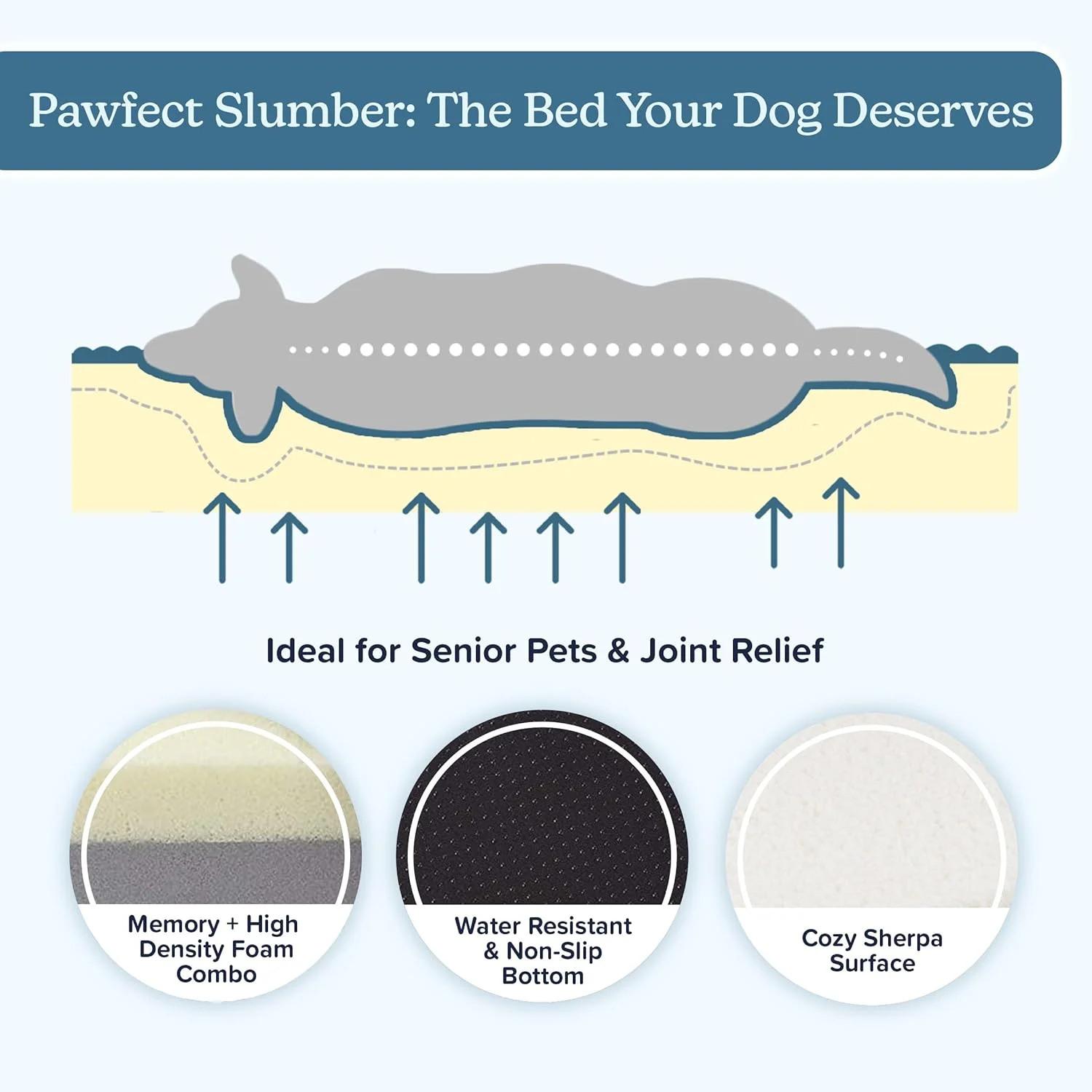 تخت خواب ارتوپدی سگ پت میکر - تخت خواب سگ فوم حافظه دار 2 لایه با روکش شرپای قابل شستشو در ماشین لباسشویی - تخت خواب سگ 20X15 برای سگ های کوچک تا وزن 20 پوند (قهوه ای روشن) تخت خواب ارتوپدی سگ پت میکر - تخت خواب سگ فوم حافظه دار 2 لایه با روکش شرپای قابل شستشو در ماشین لباسشویی - تخت خواب سگ 20X15 برای سگ های کوچک تا وزن 20 پوند (قهوه ای روشن)