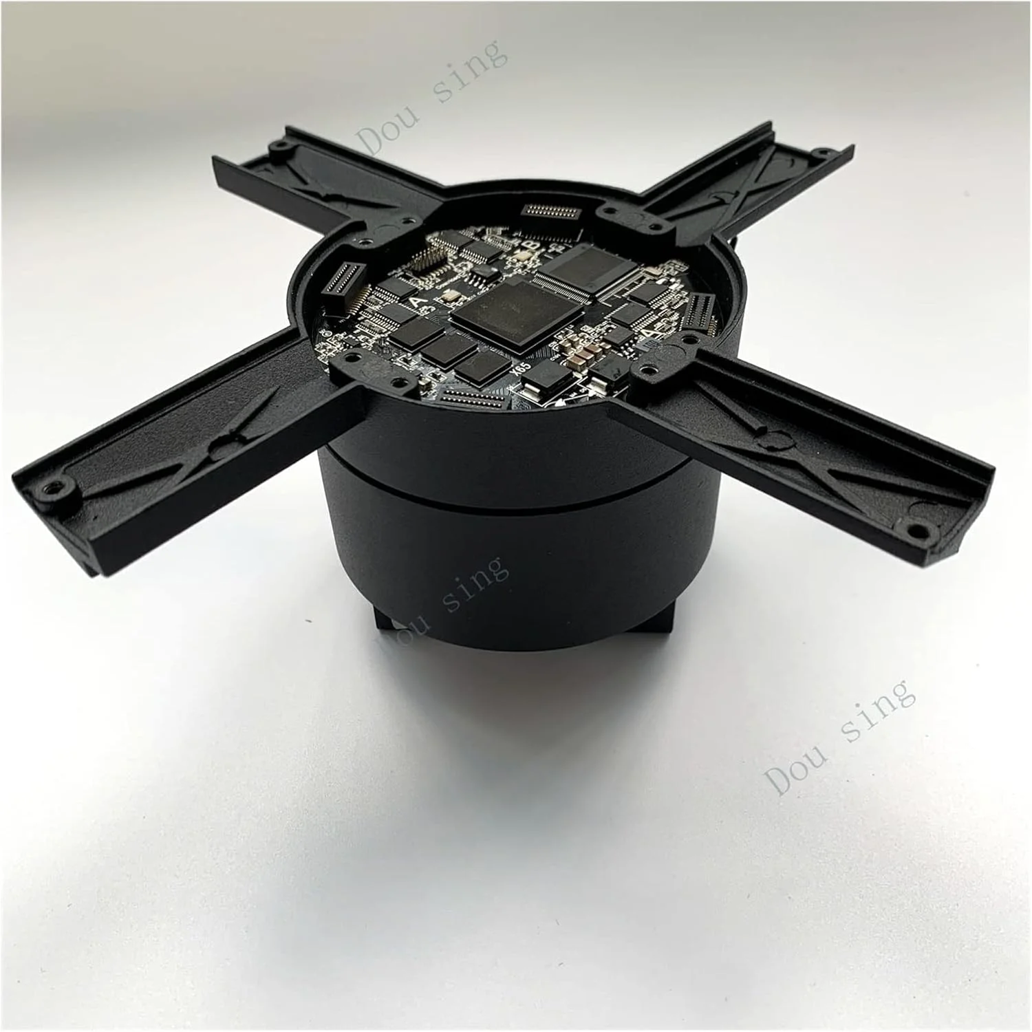 فن هولوگرام WWART Eye دستگاه تبلیغاتی هولوگرافی سه بعدی صفحه نمایش فن آویز استریو HD پروژکتور هولوگرافی سه بعدی چرخان تصویربرداری هوایی LED برای علائم فروشگاه، مهمانی، هالووین (رنگ: Au، اندازه: H56)