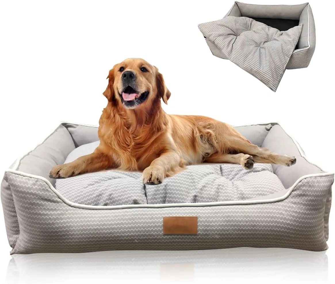 تخت خواب بزرگ سگ، مبل راحتی حیوانات خانگی، کاناپه توله سگ با روکش قابل جدا شدن و شستشو در ماشین لباسشویی، لانه بزرگ گربه، تشک خواب سگ های بالغ متوسط و بزرگ، تشک غیر لغزنده حیوانات خانگی با پد پرکننده سنگین، سایز خیلی بزرگ تخت خواب بزرگ سگ، مبل راحتی حیوانات خانگی، کاناپه توله سگ با روکش قابل جدا شدن و شستشو در ماشین لباسشویی، لانه بزرگ گربه، تشک خواب سگ های بالغ متوسط و بزرگ، تشک غیر لغزنده حیوانات خانگی با پد پرکننده سنگین، سایز خیلی بزرگ