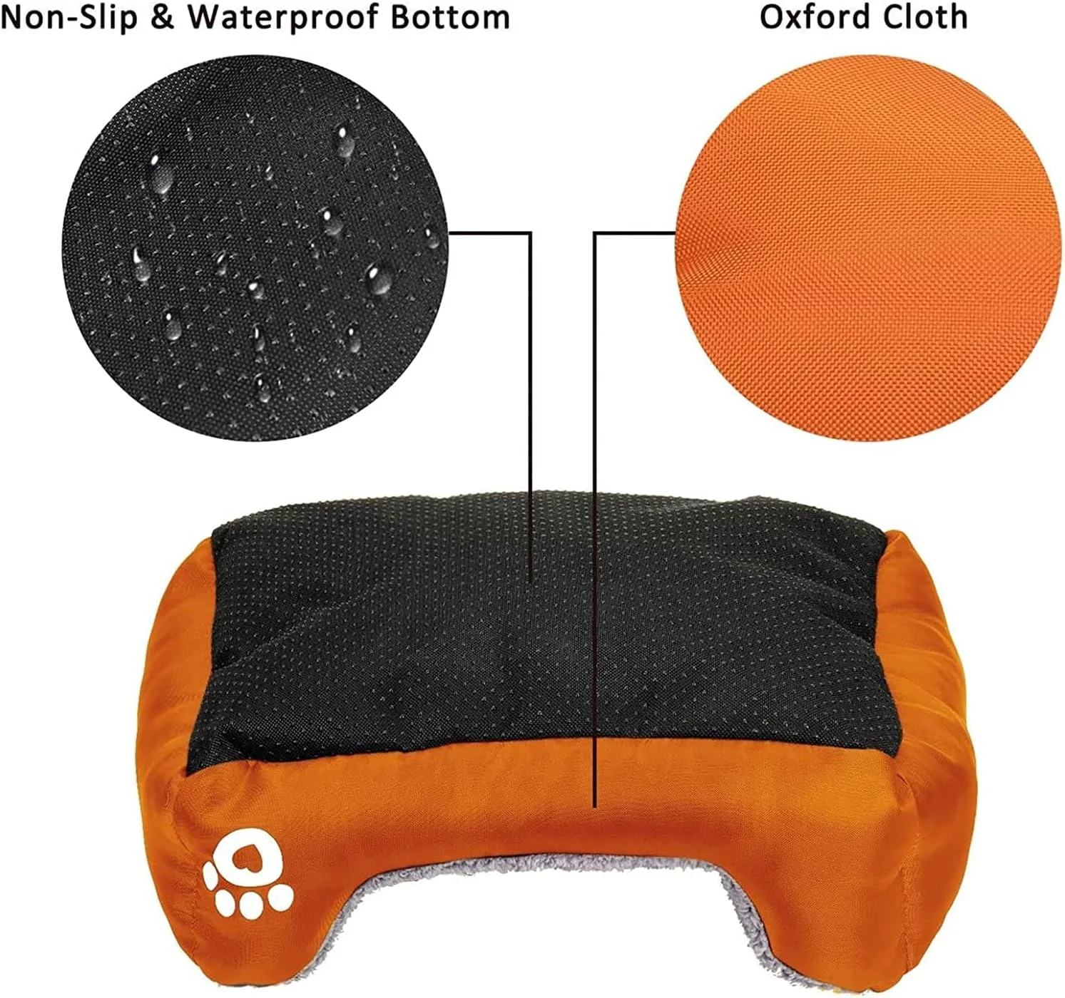 تخت خواب سگ Nyganmelloz، مبل فوق العاده نرم حیوانات خانگی، تخت گربه، زیره ضد لغزش، سایز XL 70 * 55 سانتی متر، تخت حیوانات خانگی خود گرم شونده و تنفسی، ملافه درجه یک، نارنجی تخت خواب سگ Nyganmelloz، مبل فوق العاده نرم حیوانات خانگی، تخت گربه، زیره ضد لغزش، سایز XL 70 * 55 سانتی متر، تخت حیوانات خانگی خود گرم شونده و تنفسی، ملافه درجه یک، نارنجی