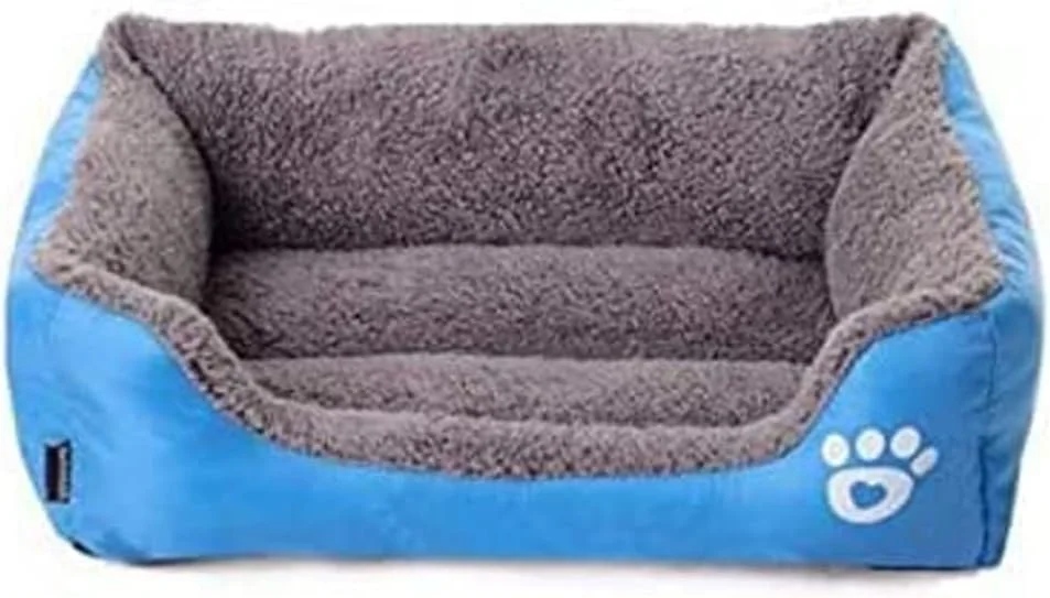 تخت سگ Nyganmelloz، مبل فوق العاده نرم حیوانات خانگی، تخت گربه، زیره ضد لغزش، تخت استراحت حیوانات خانگی، تخت خواب تنفسی و خود گرم شونده، سایز XL 70 * 55cm، آبی تخت سگ Nyganmelloz، مبل فوق العاده نرم حیوانات خانگی، تخت گربه، زیره ضد لغزش، تخت استراحت حیوانات خانگی، تخت خواب تنفسی و خود گرم شونده، سایز XL 70 * 55cm، آبی