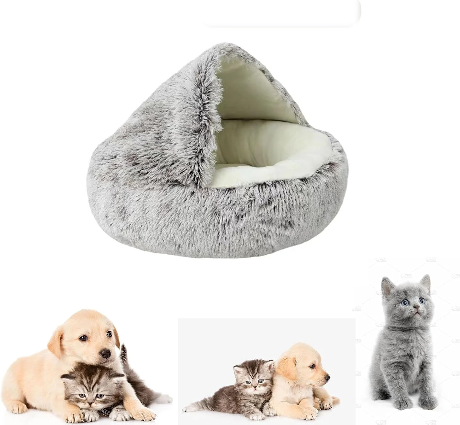 تخت خواب حیوانات خانگی Olvys Cozy Cocoon برای سگ ها و گربه ها - تخت خواب گرد و کرکی گرم و پوشیده شده زمستانی جدید 2023 (مخمل کوتاه قهوه ای، 60 سانتی متر) تخت خواب حیوانات خانگی Olvys Cozy Cocoon برای سگ ها و گربه ها - تخت خواب گرد و کرکی گرم و پوشیده شده زمستانی جدید 2023 (مخمل کوتاه قهوه ای، 60 سانتی متر)