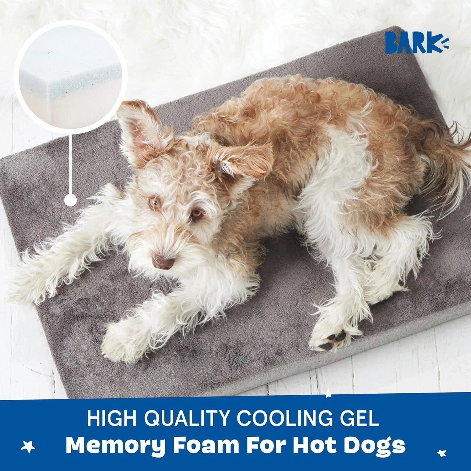 تخت خواب مموری فوم سگ بارک باکس، سایزها و رنگ های مختلف؛ نرم و راحت، تسکین دهنده مفاصل، روکش قابل شستشو در ماشین لباسشویی؛ آستر ضد آب؛ شامل تشک اسباب بازی جیر جیر دار - خاکستری کوچک تخت خواب مموری فوم سگ بارک باکس، سایزها و رنگ های مختلف؛ نرم و راحت، تسکین دهنده مفاصل، روکش قابل شستشو در ماشین لباسشویی؛ آستر ضد آب؛ شامل تشک اسباب بازی جیر جیر دار - خاکستری کوچک