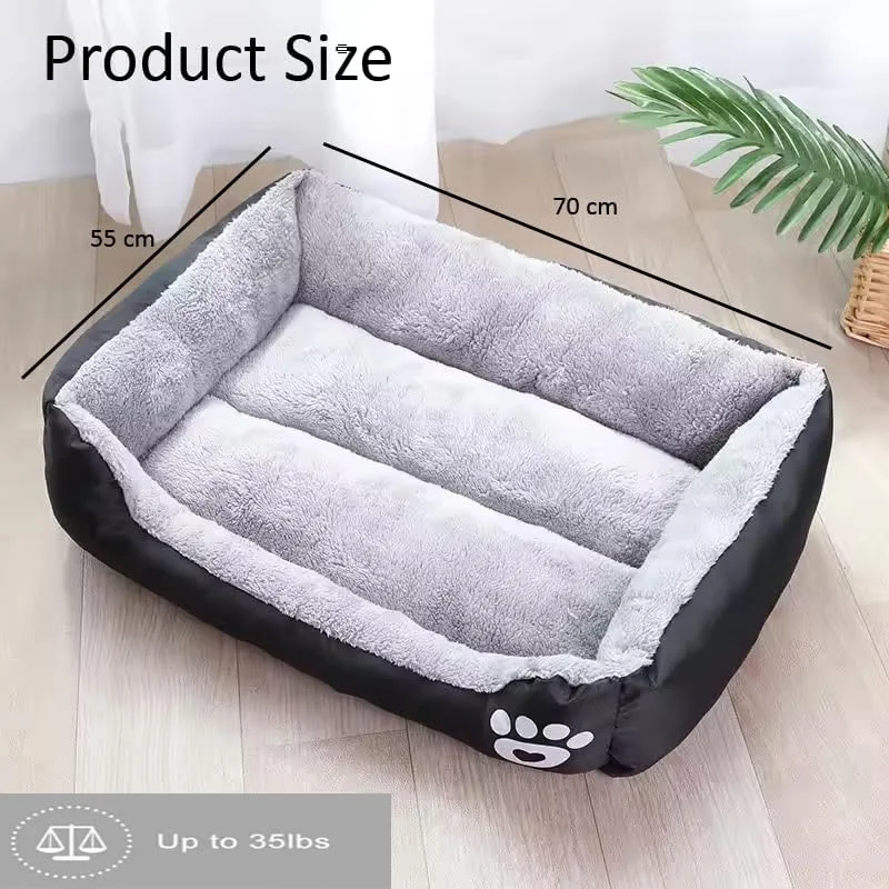 تخت خواب بزرگ سگ، تشک فوق العاده نرم، پدهای قابل شستشو، 70 * 55 سانتی متر تخت خواب مستطیلی مخمل خواب دار نرم، تخت خواب حیوانات خانگی خود گرم شونده و تنفسی ضد لغزش برای تمام فصول تخت خواب بزرگ سگ، تشک فوق العاده نرم، پدهای قابل شستشو، 70 * 55 سانتی متر تخت خواب مستطیلی مخمل خواب دار نرم، تخت خواب حیوانات خانگی خود گرم شونده و تنفسی ضد لغزش برای تمام فصول