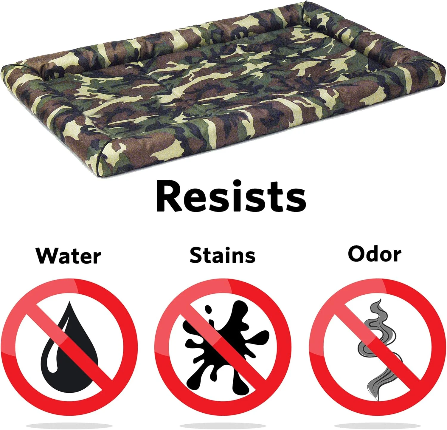 تخت سگ طرح استتار Quiet Time میدوست سایز 24 اینچ تخت سگ طرح استتار Quiet Time میدوست سایز 24 اینچ